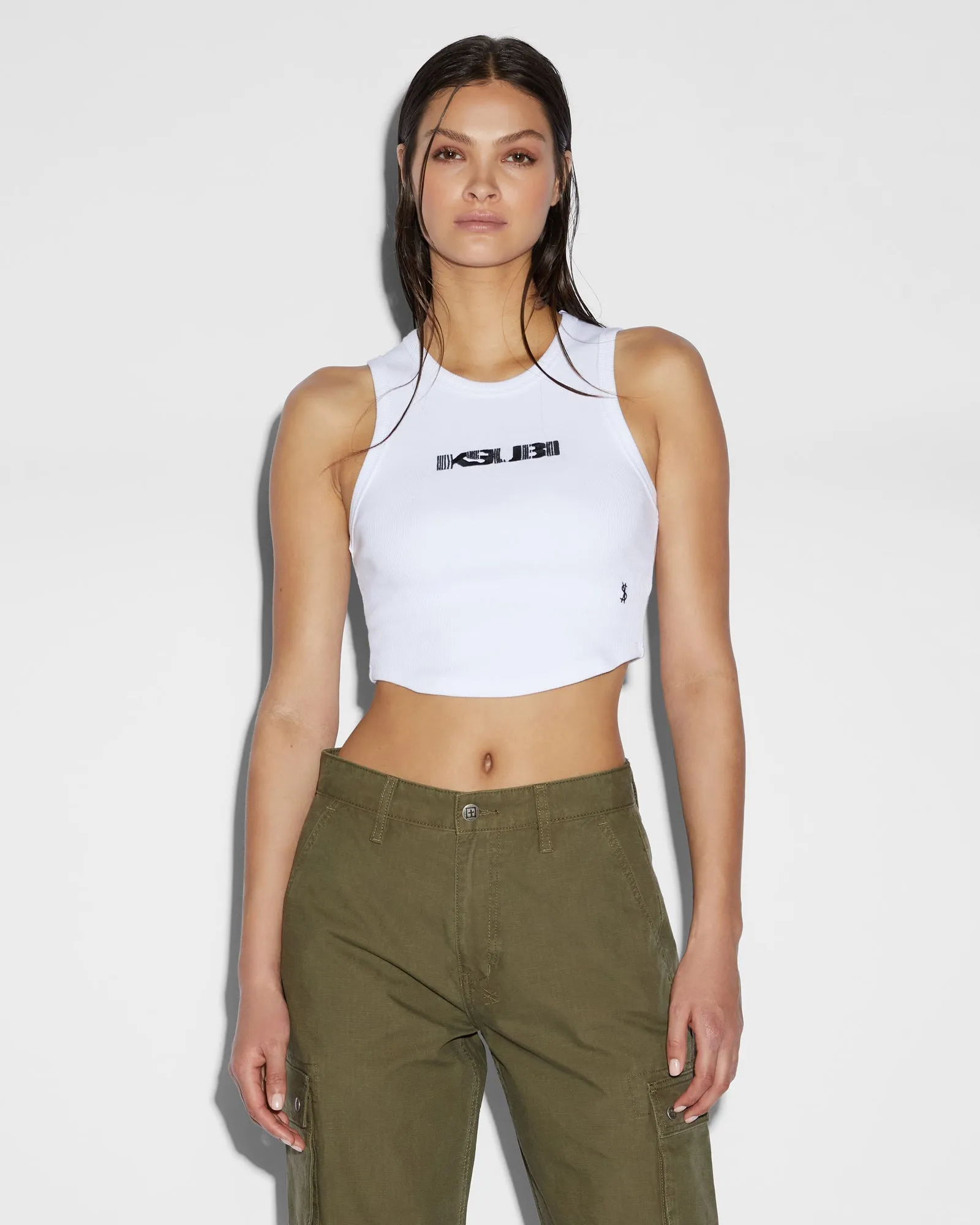 SOTT SYNDICATE TANK WHITE sold by Ksubi product image thumbnail 4