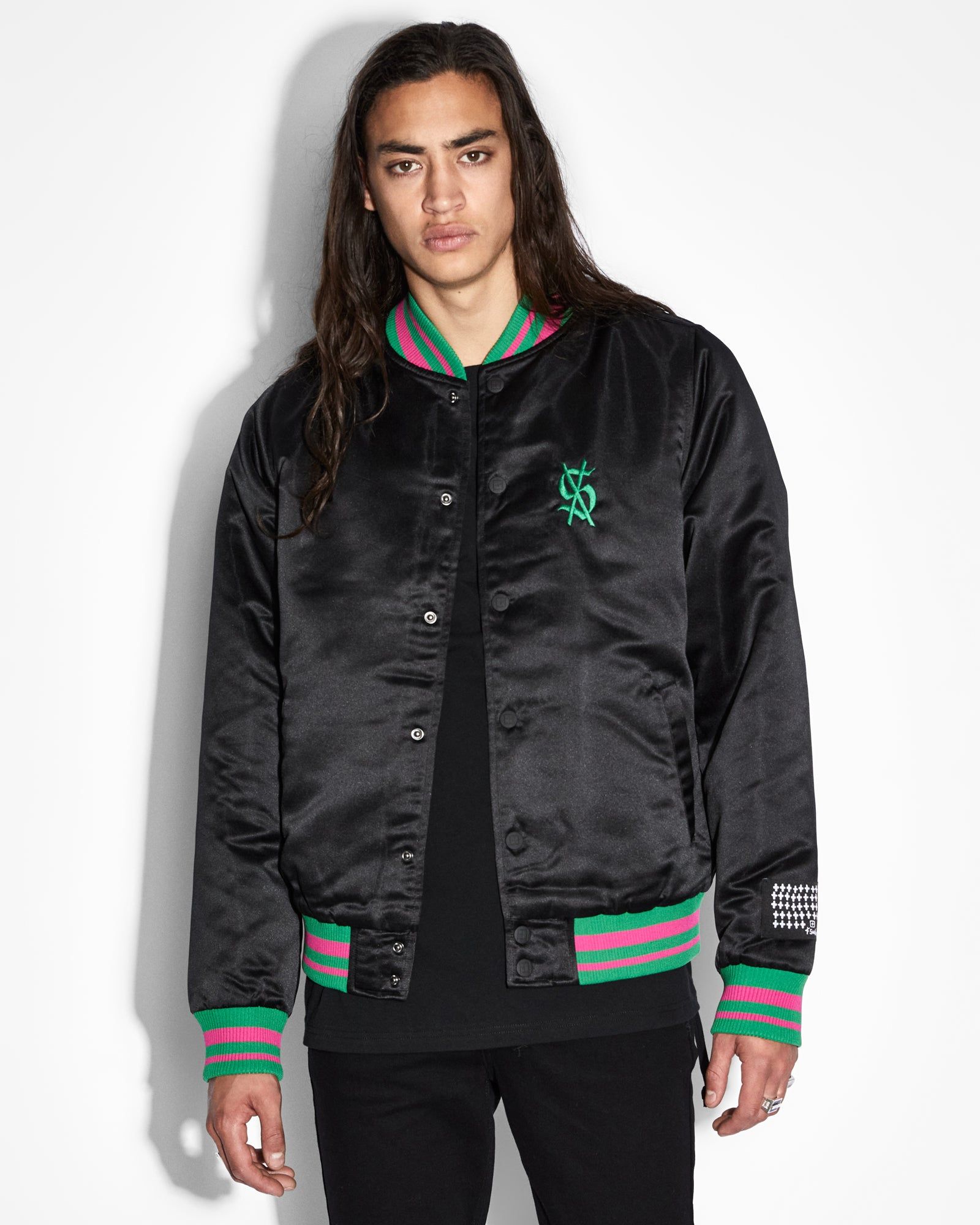 UNWISE BOMBER JACKET BLACK sold by Ksubi