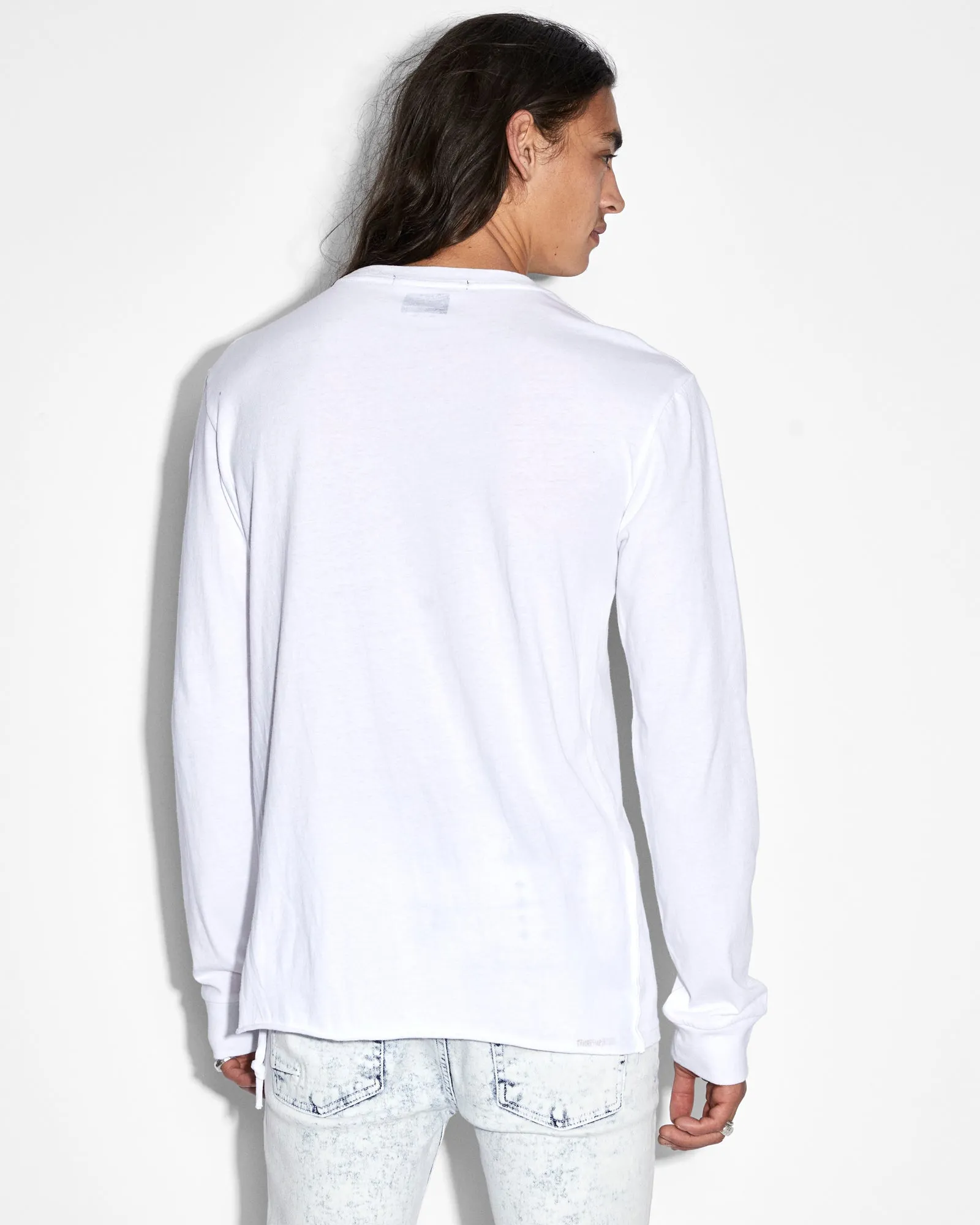 HABITAT KASH LS TEE TRU WHITE sold by Ksubi product image thumbnail 3