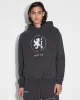 LION BIGGIE HOODIE FADED BLACK sold by Ksubi