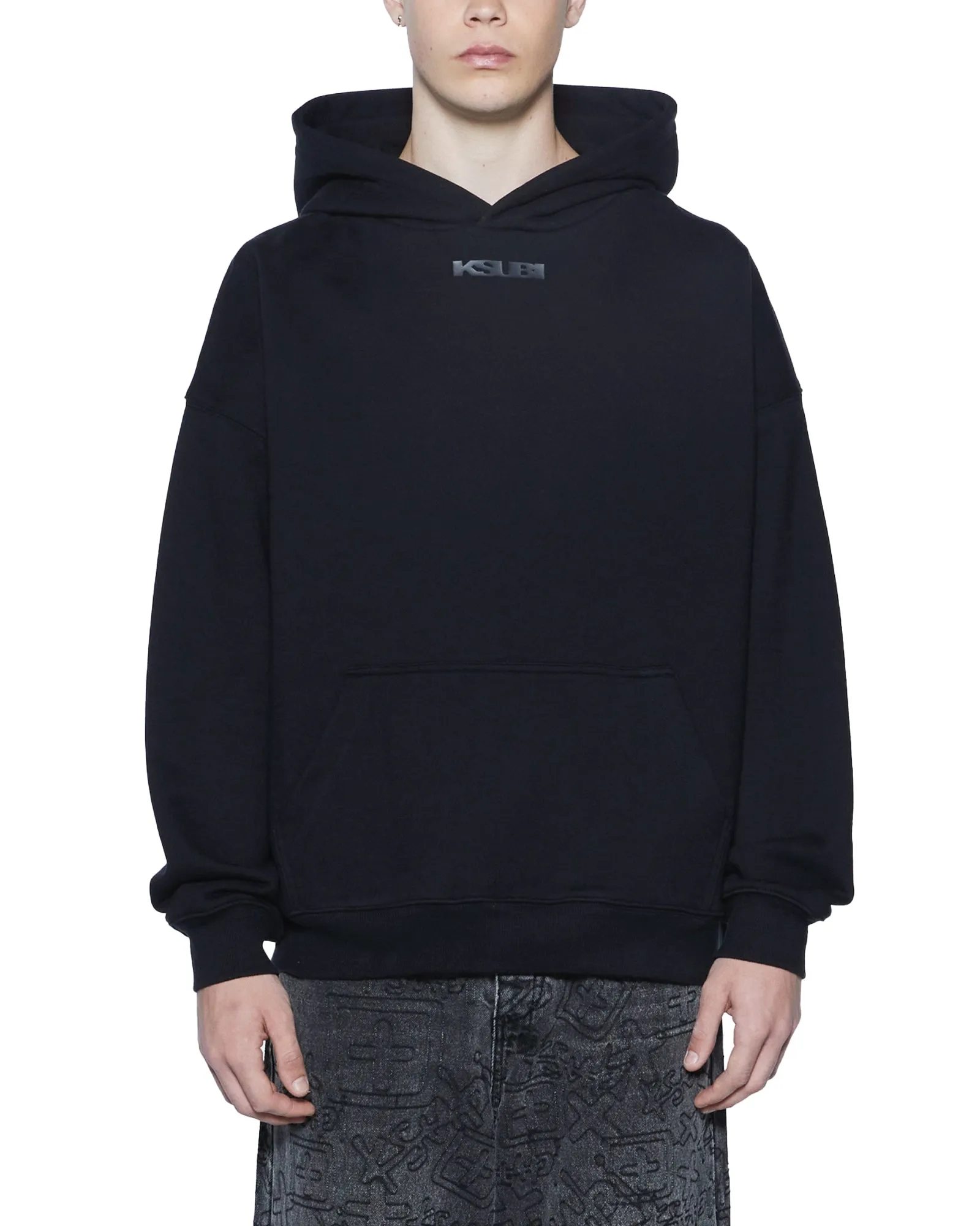 SOTT EKCESS HOODIE JET BLACK sold by Ksubi