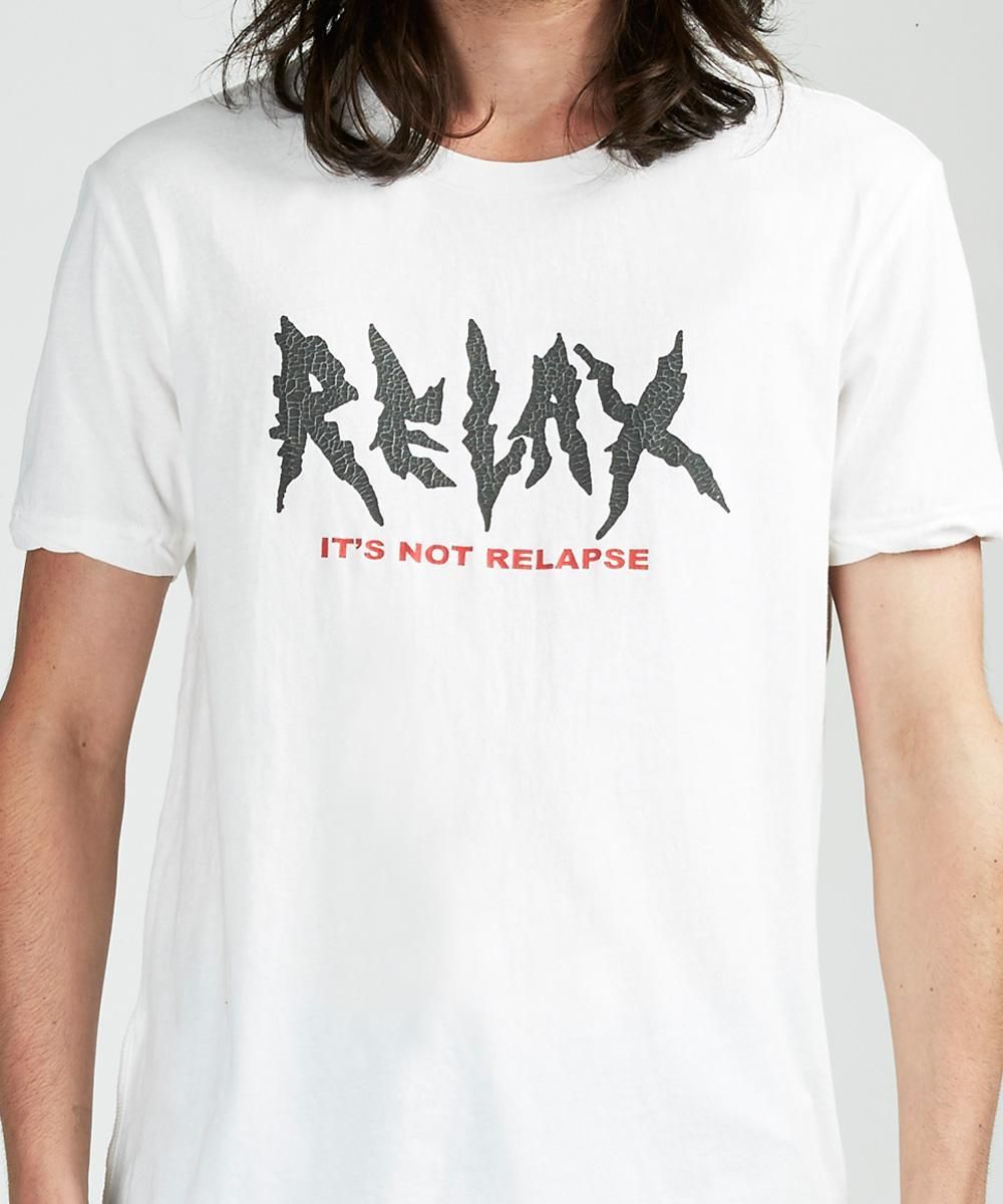 RELAX SS TEE WORN IN WHITE sold by Ksubi product image thumbnail 4