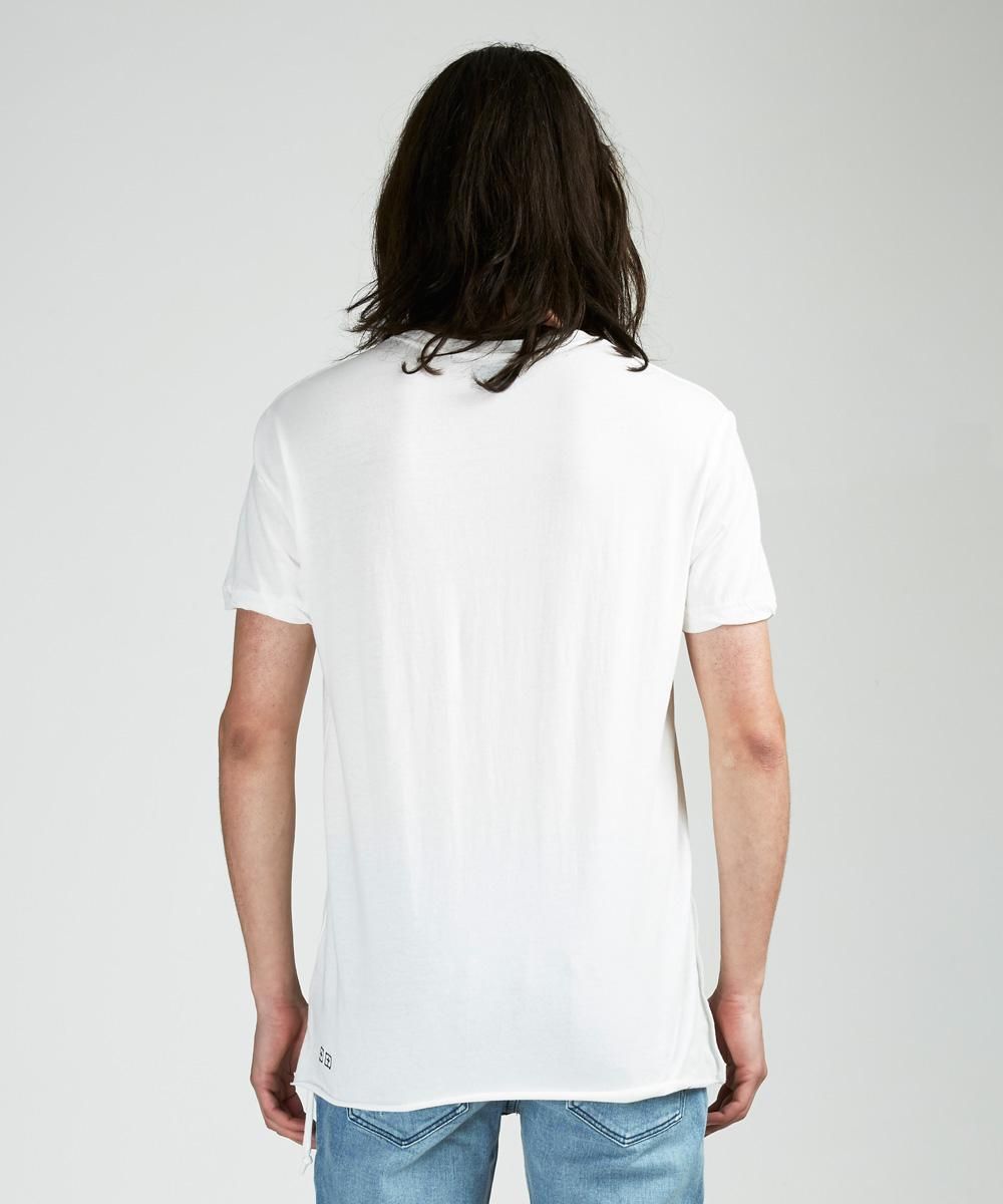 RELAX SS TEE WORN IN WHITE sold by Ksubi product image thumbnail 2