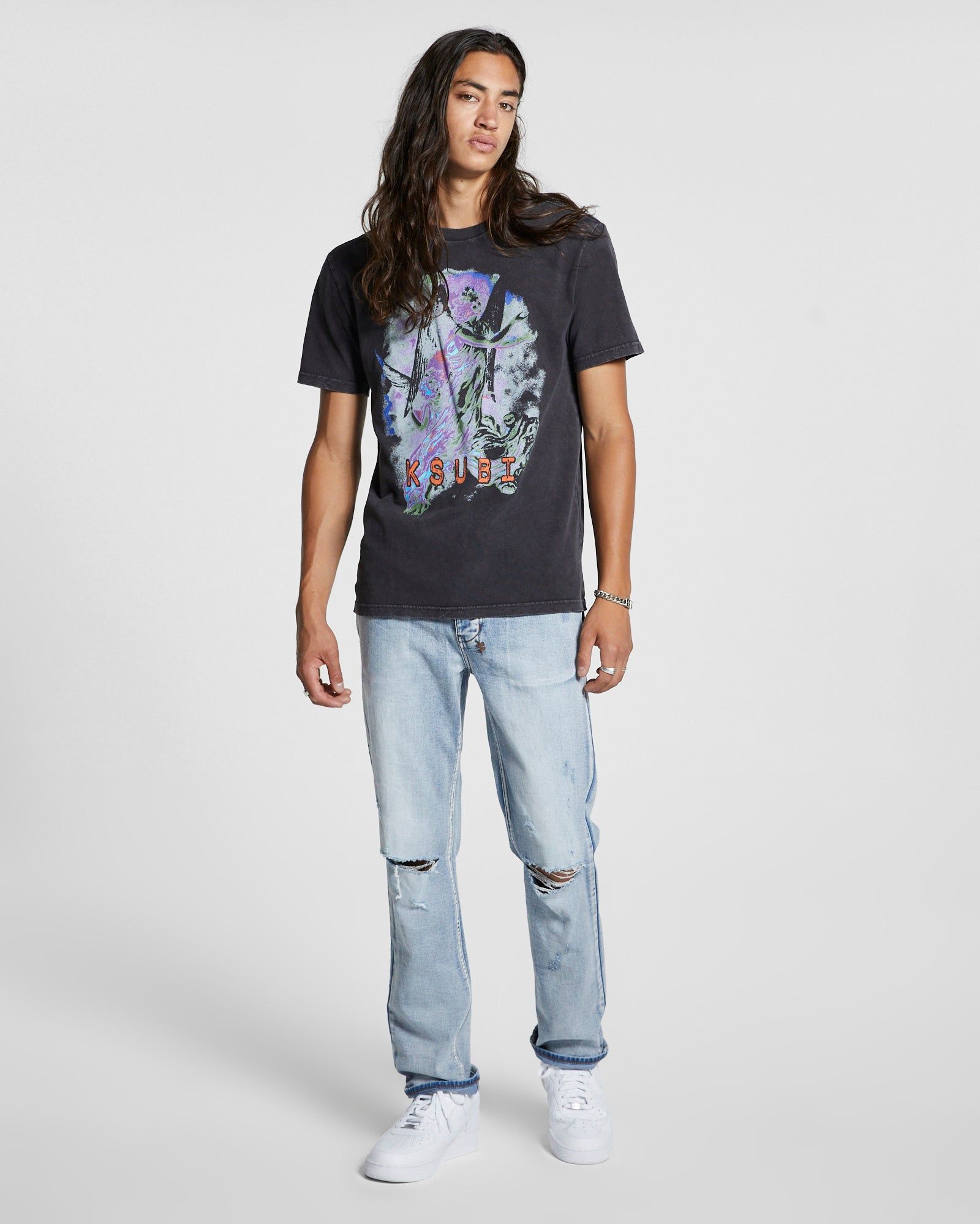 SEDATED KASH SS TEE BLACK DYE sold by Ksubi product image thumbnail 3