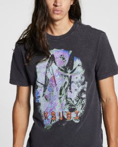 SEDATED KASH SS TEE BLACK DYE sold by Ksubi