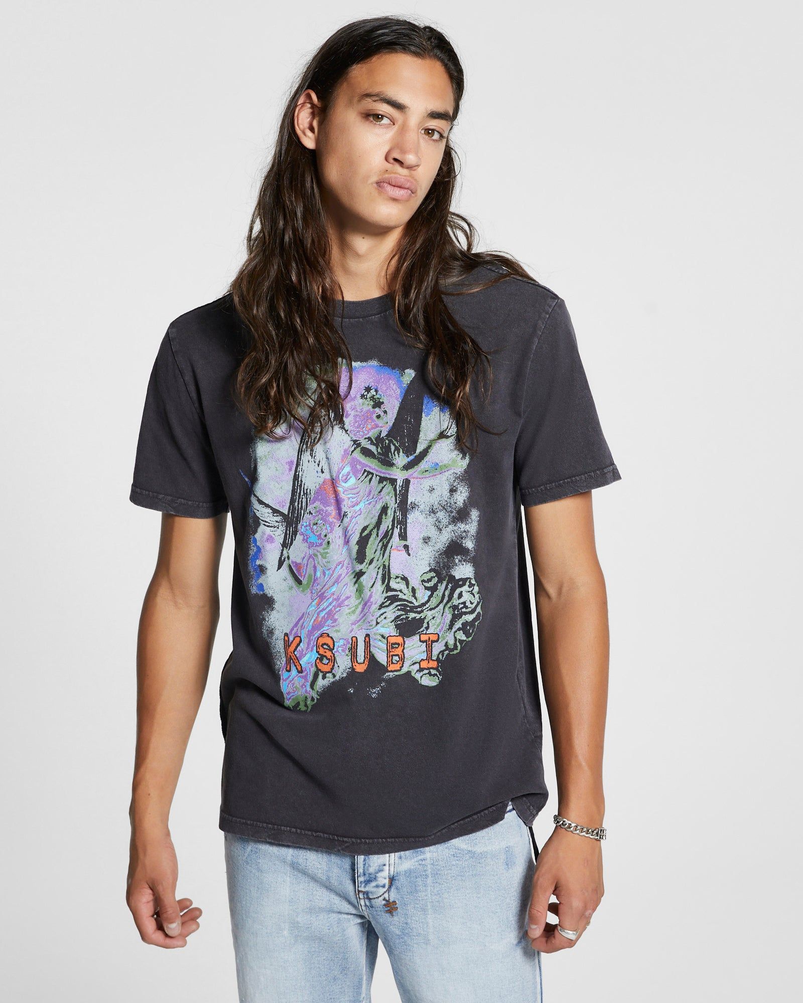 SEDATED KASH SS TEE BLACK DYE sold by Ksubi