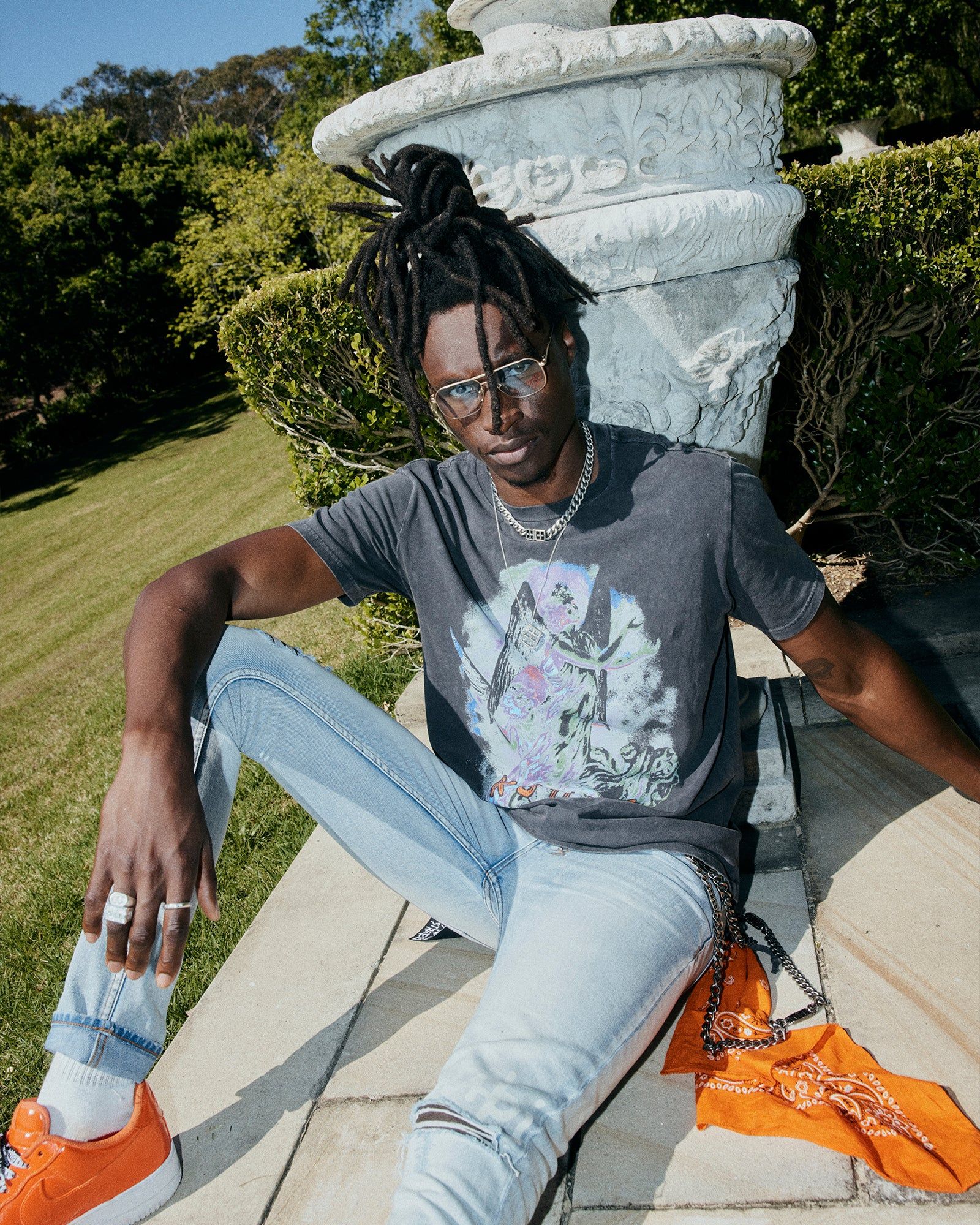 SEDATED KASH SS TEE BLACK DYE sold by Ksubi product image thumbnail 6