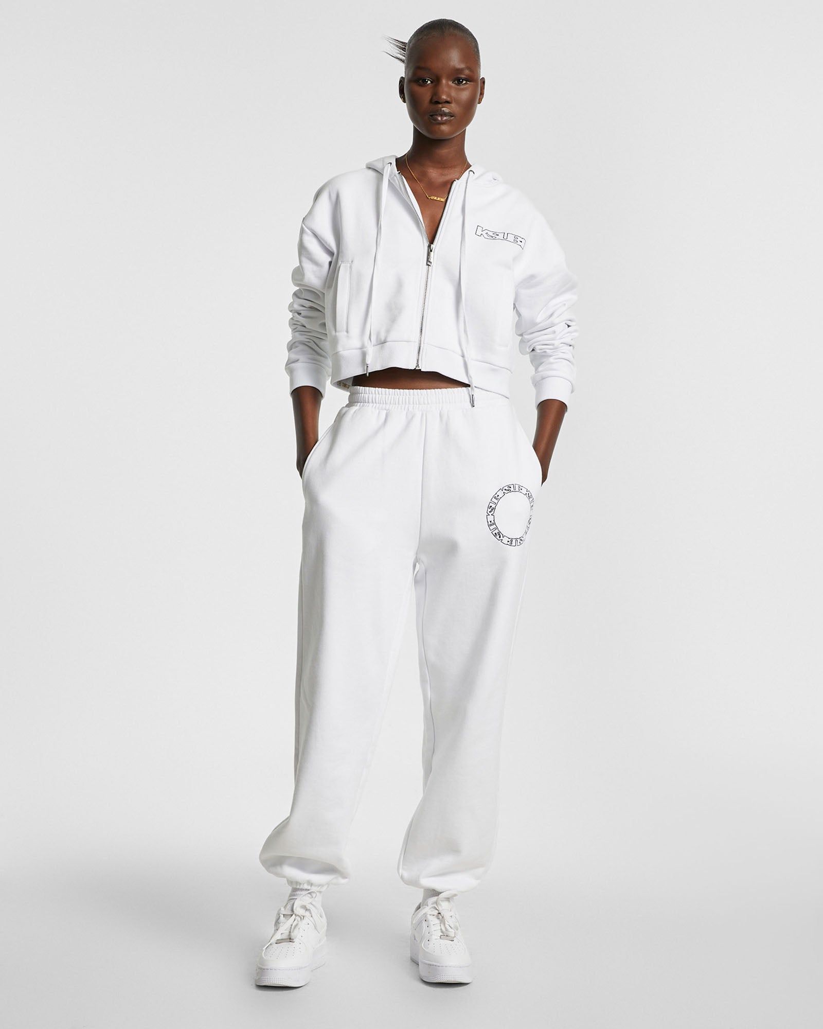 INFINITY ZIP UP HOODIE WHITE sold by Ksubi product image thumbnail 2