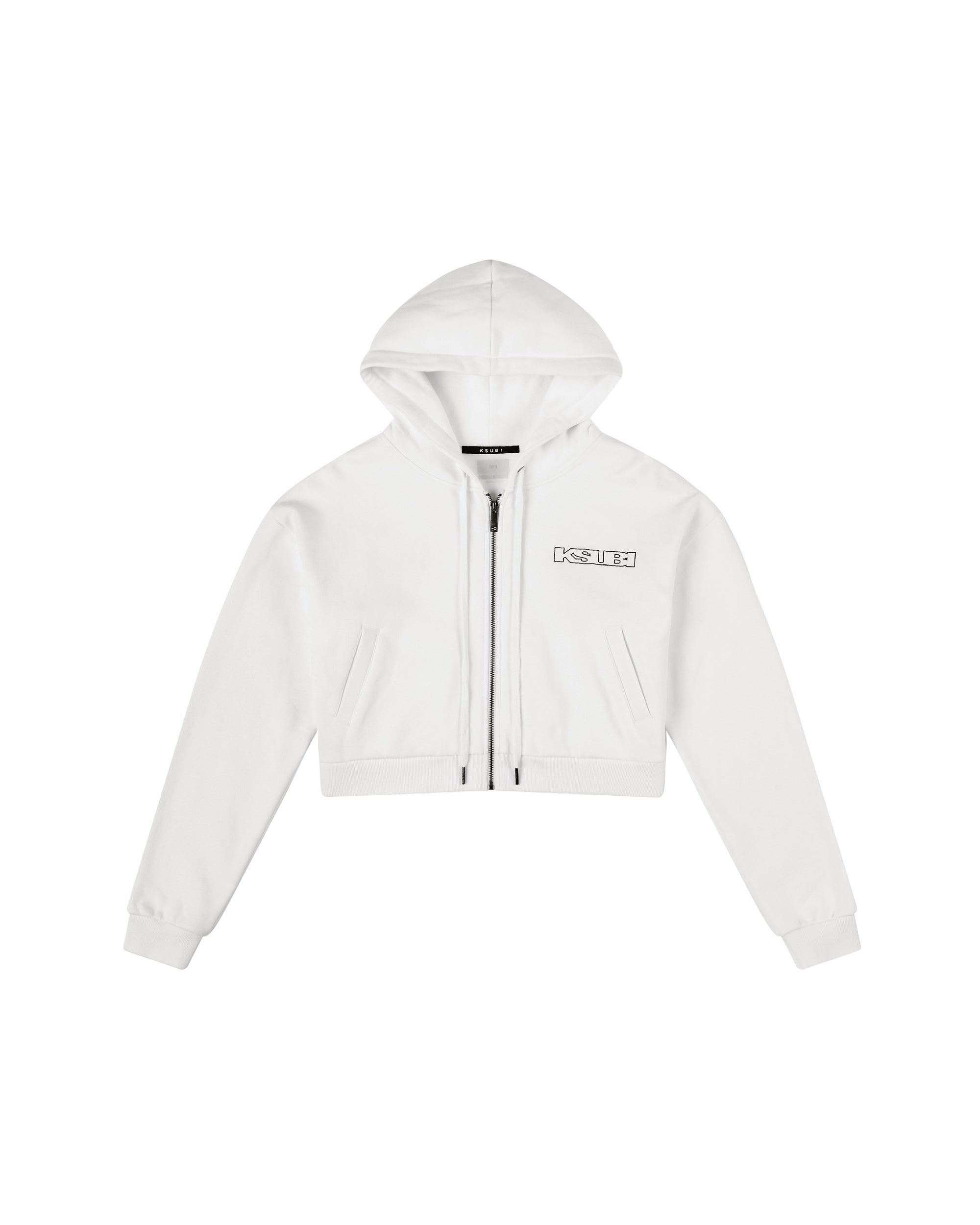 INFINITY ZIP UP HOODIE WHITE sold by Ksubi product image thumbnail 6