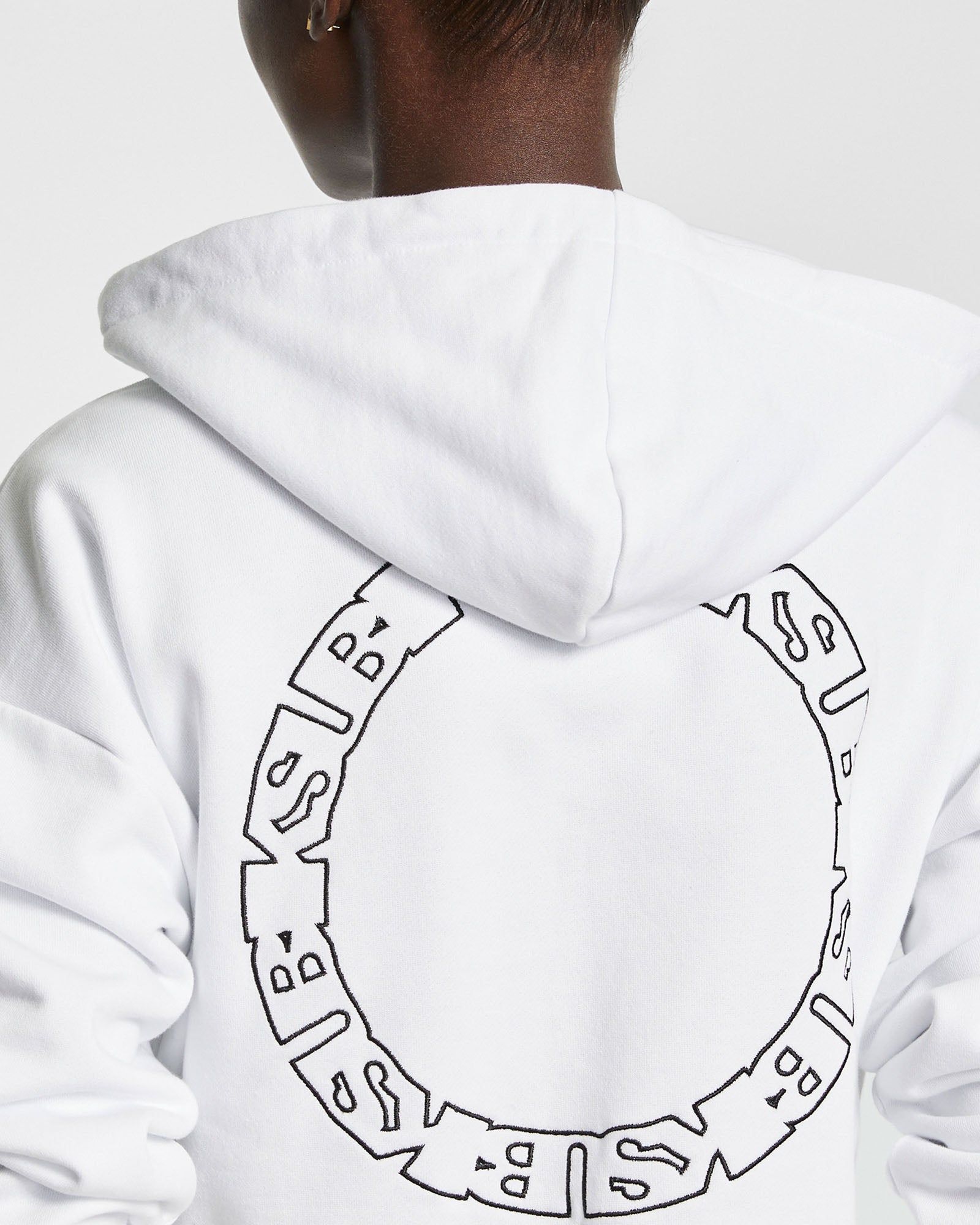 INFINITY ZIP UP HOODIE WHITE sold by Ksubi product image thumbnail 5