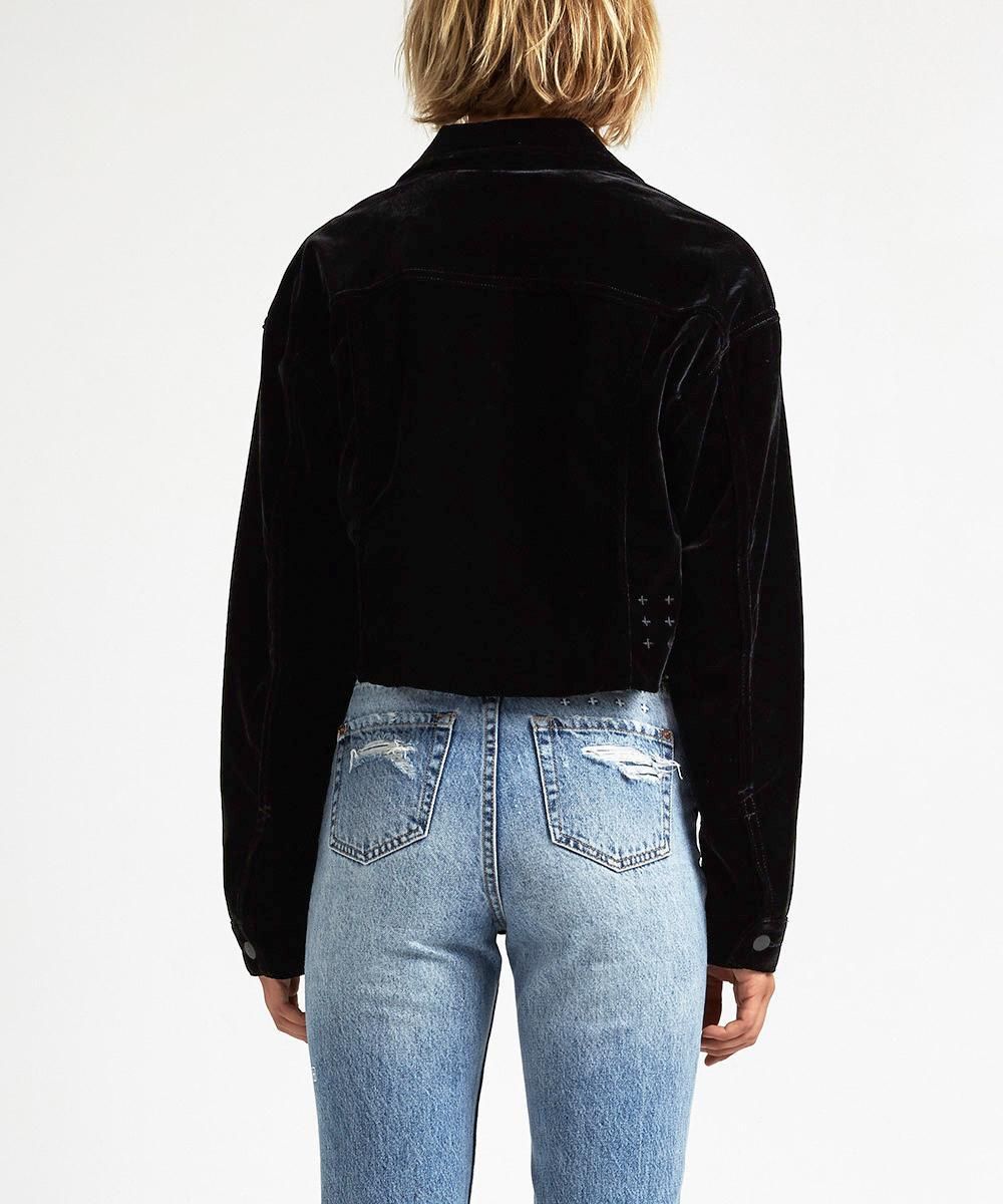DAGGERZ CROP JACKET BLACK POLISH sold by Ksubi product image thumbnail 2