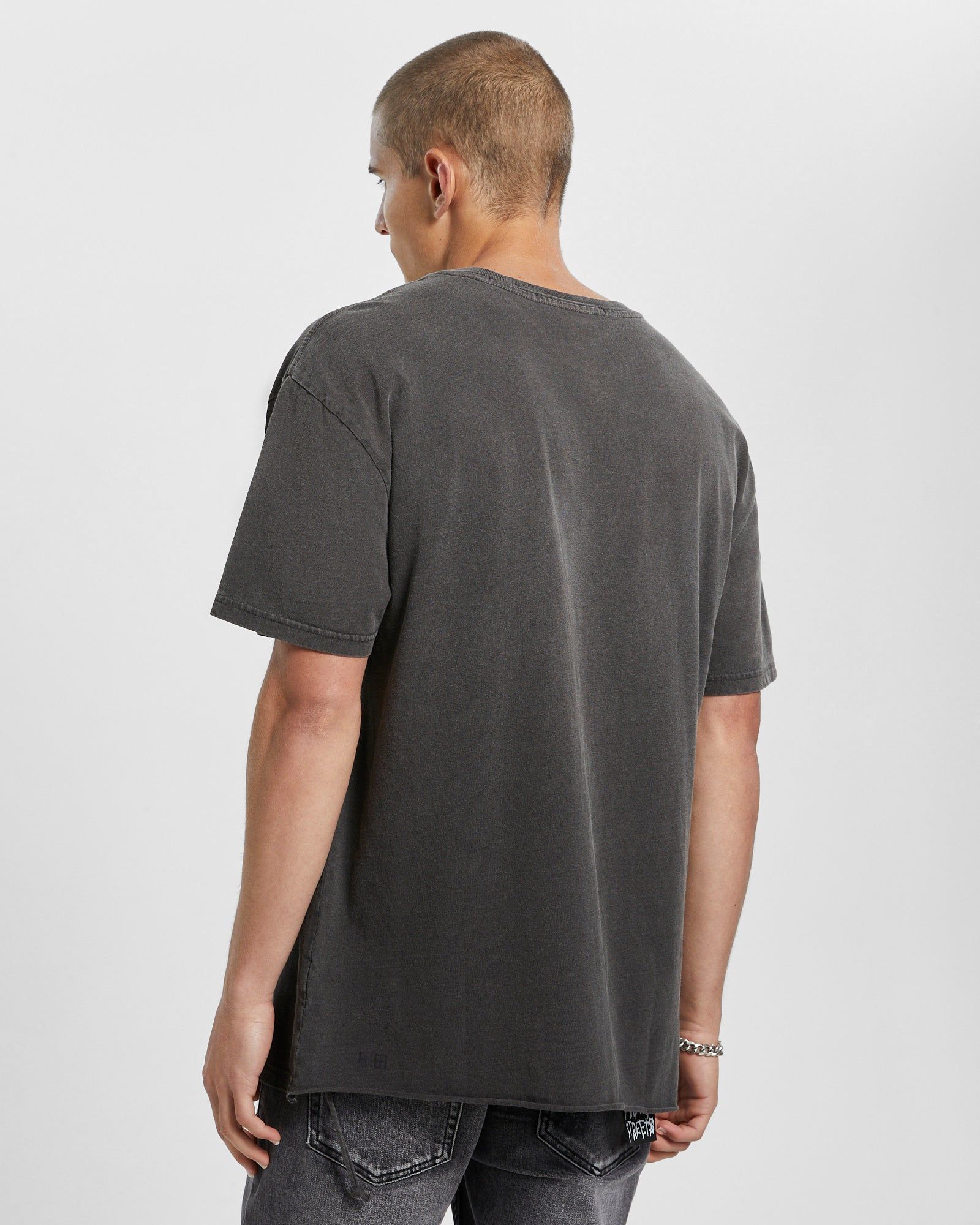RIGHT HERE BIGGIE SS TEE DOUBLE BLACK sold by Ksubi product image thumbnail 3