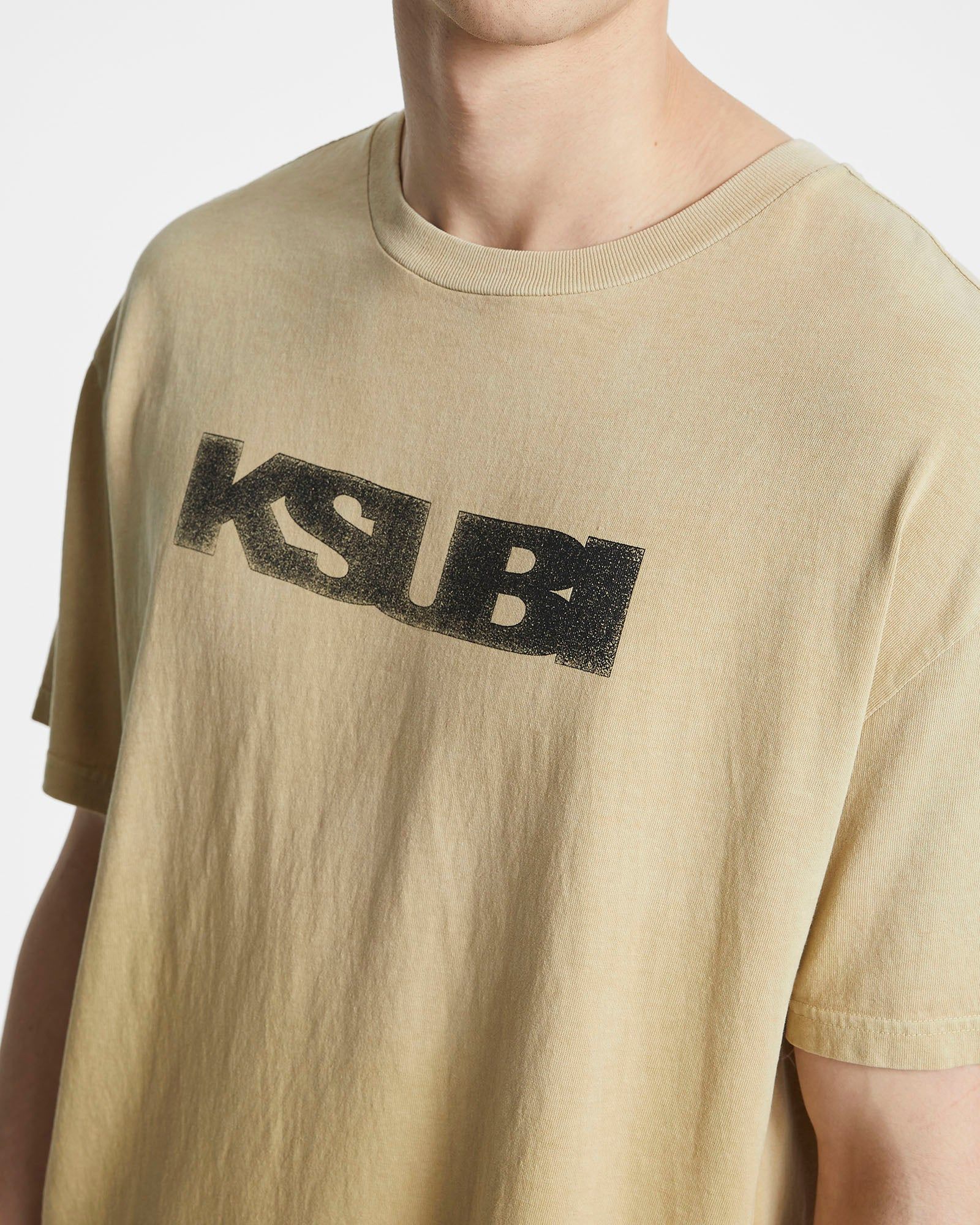 SIGN OF THE TIMES BIGGIE SS TEE CAMEL sold by Ksubi product image thumbnail 4