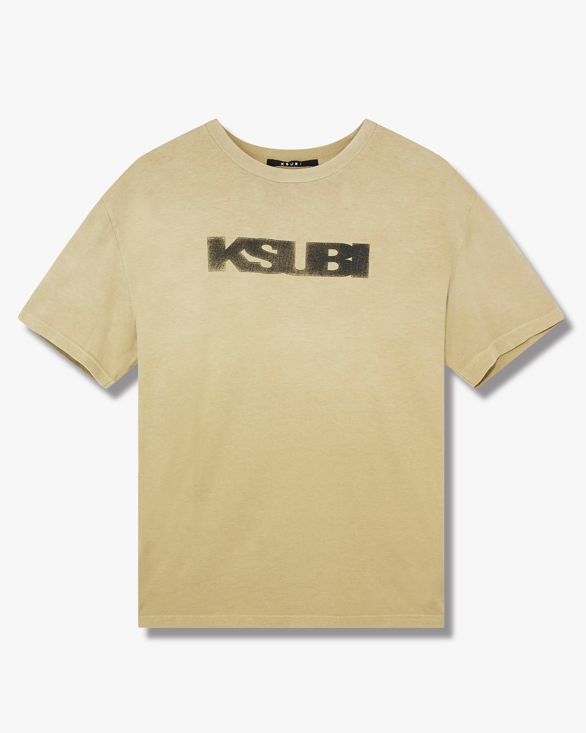 SIGN OF THE TIMES BIGGIE SS TEE CAMEL sold by Ksubi product image thumbnail 2