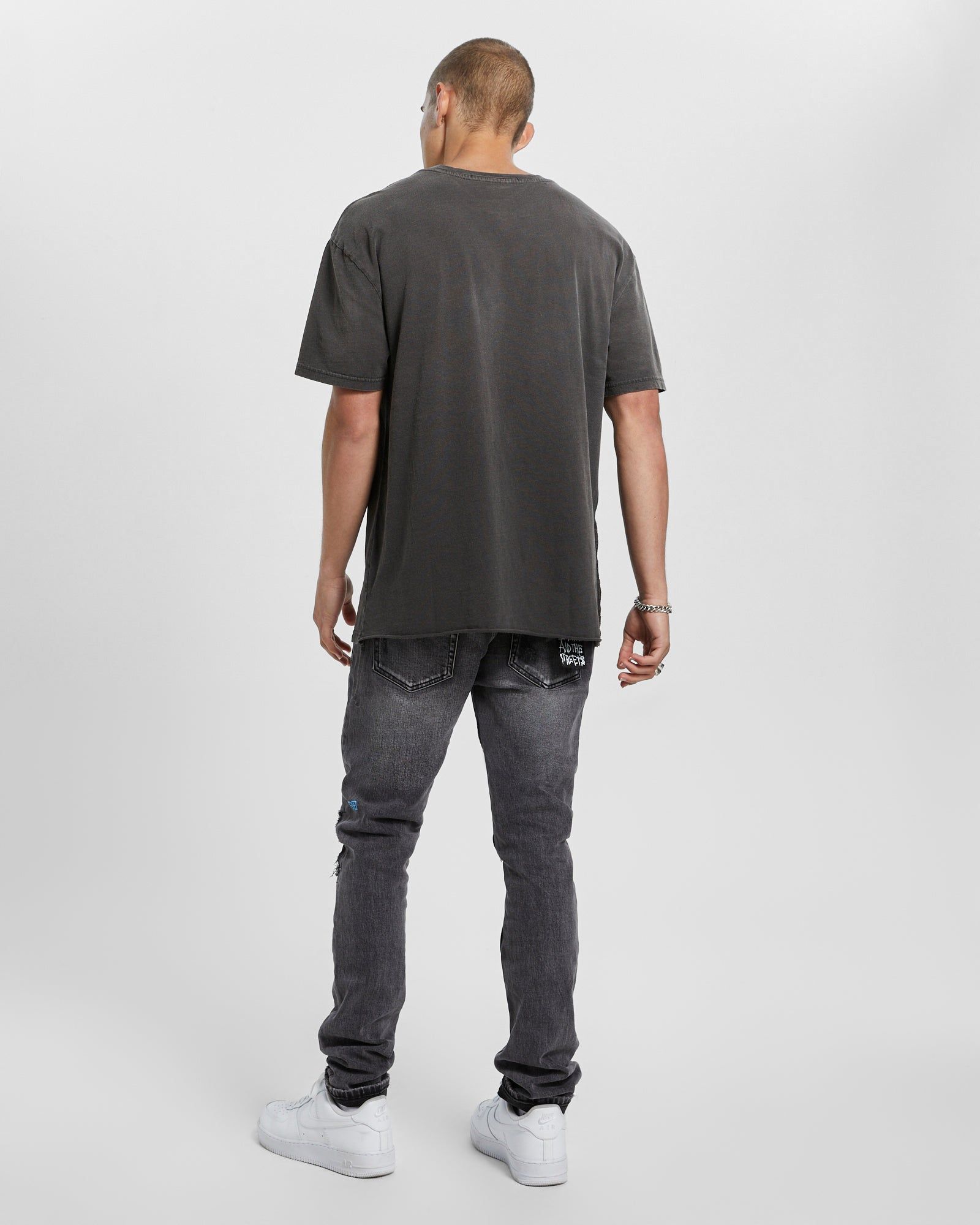 RIGHT HERE BIGGIE SS TEE DOUBLE BLACK sold by Ksubi product image thumbnail 4