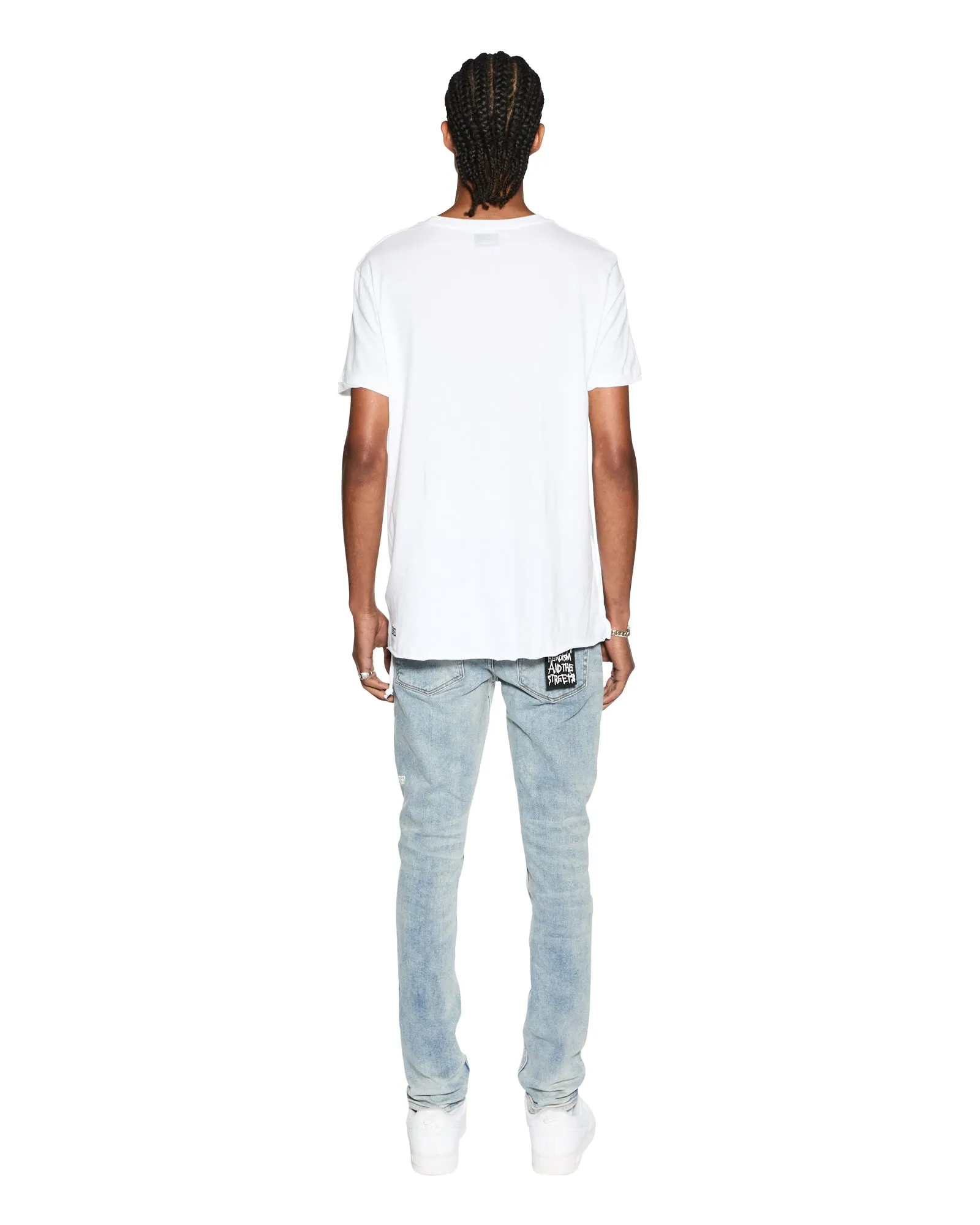 SEEING LINES SS TEE WHITE sold by Ksubi product image thumbnail 4