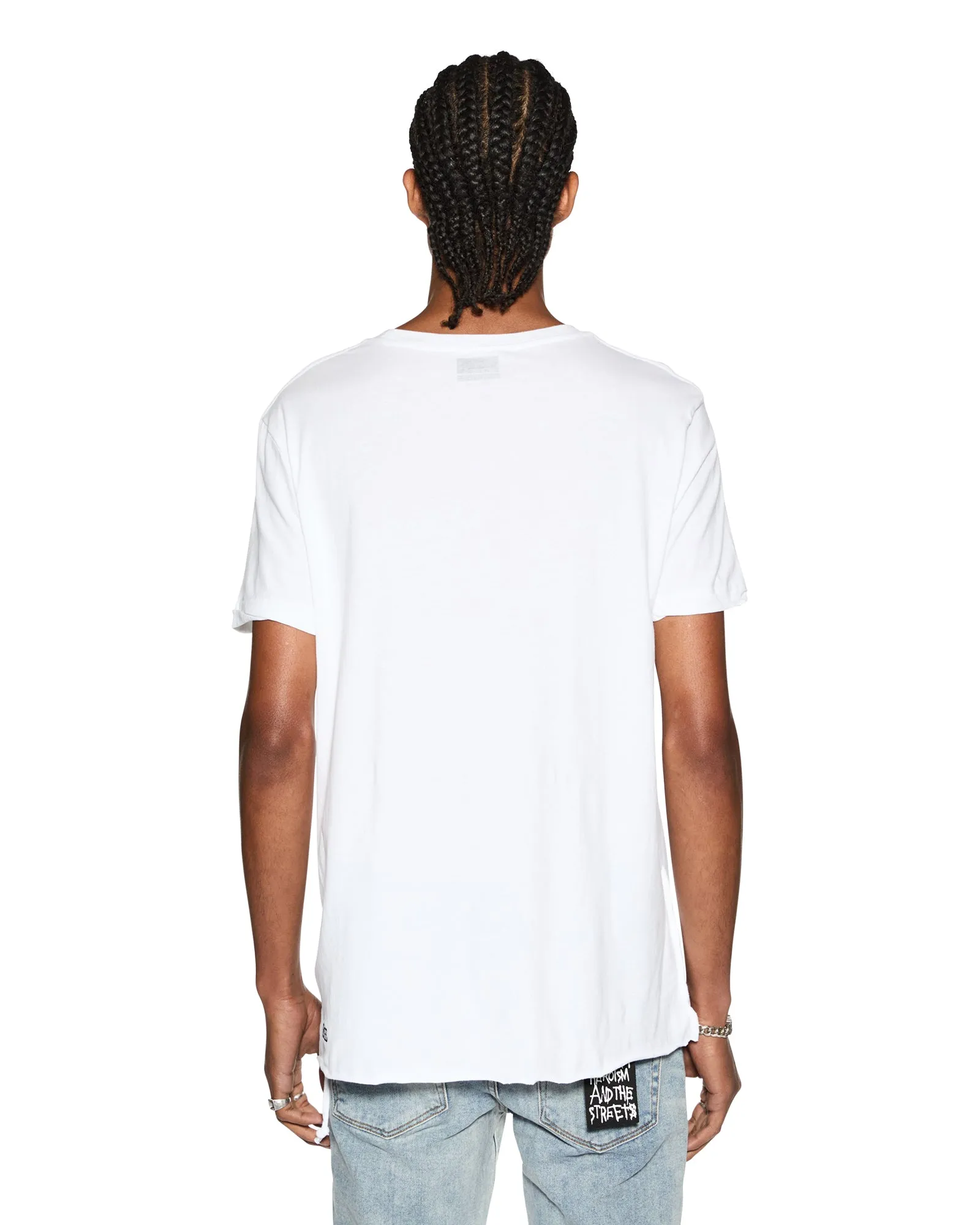 SEEING LINES SS TEE WHITE sold by Ksubi product image thumbnail 3
