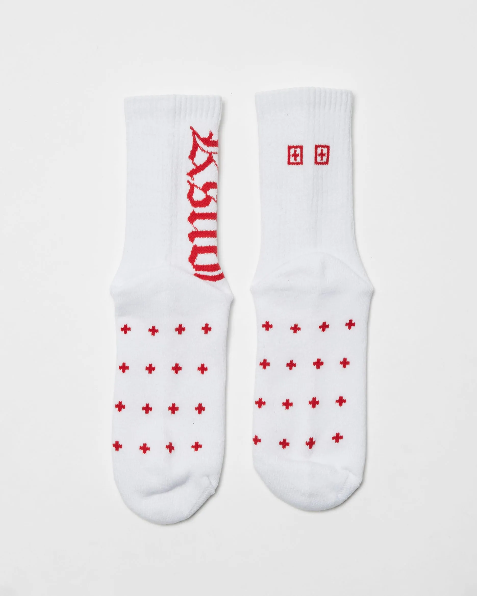 ICON KSOCKS WHITE/RED sold by Ksubi product image thumbnail 4
