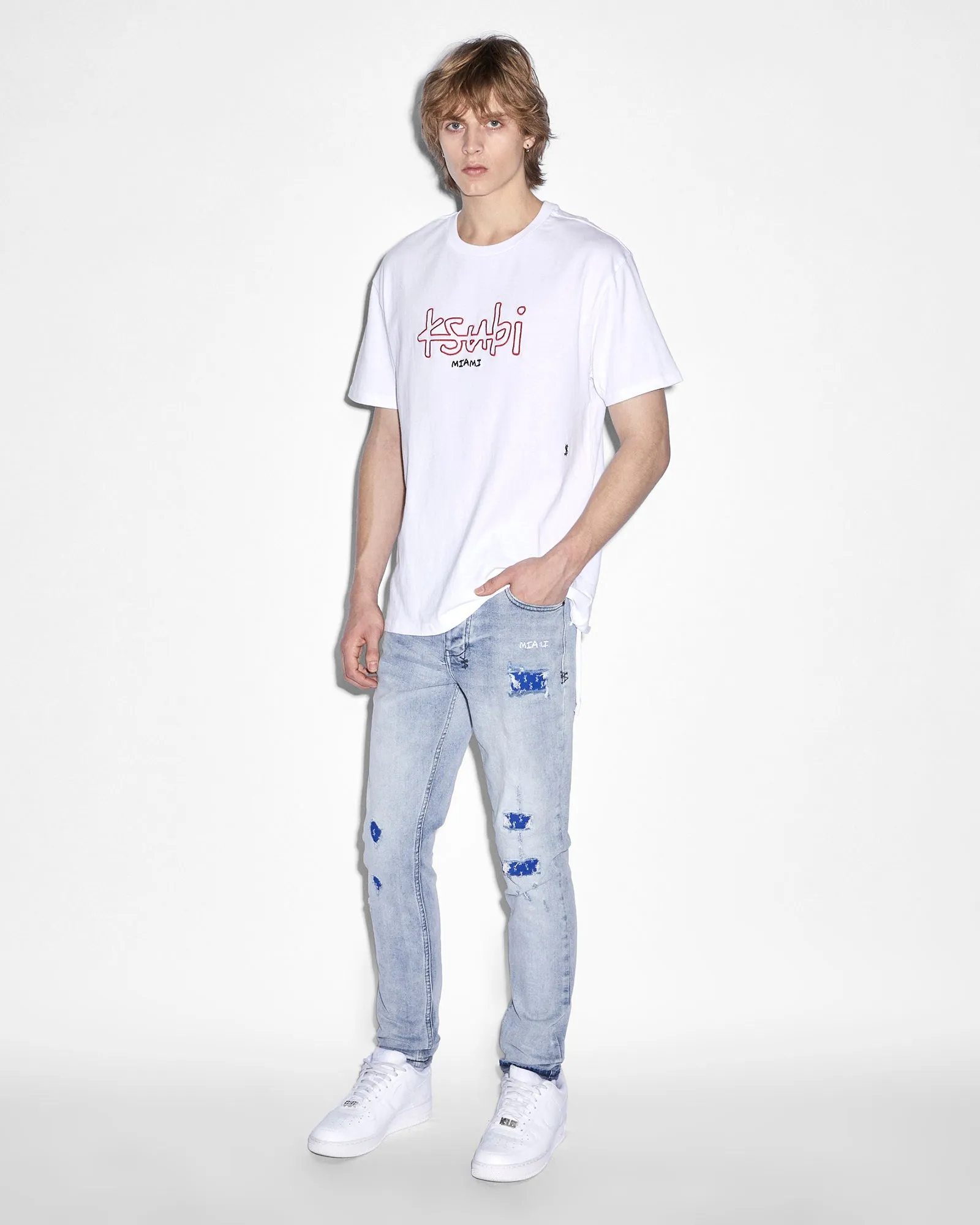 MIAMI 4X4 BIGGIE SS TEE TRU WHITE sold by Ksubi product image thumbnail 2