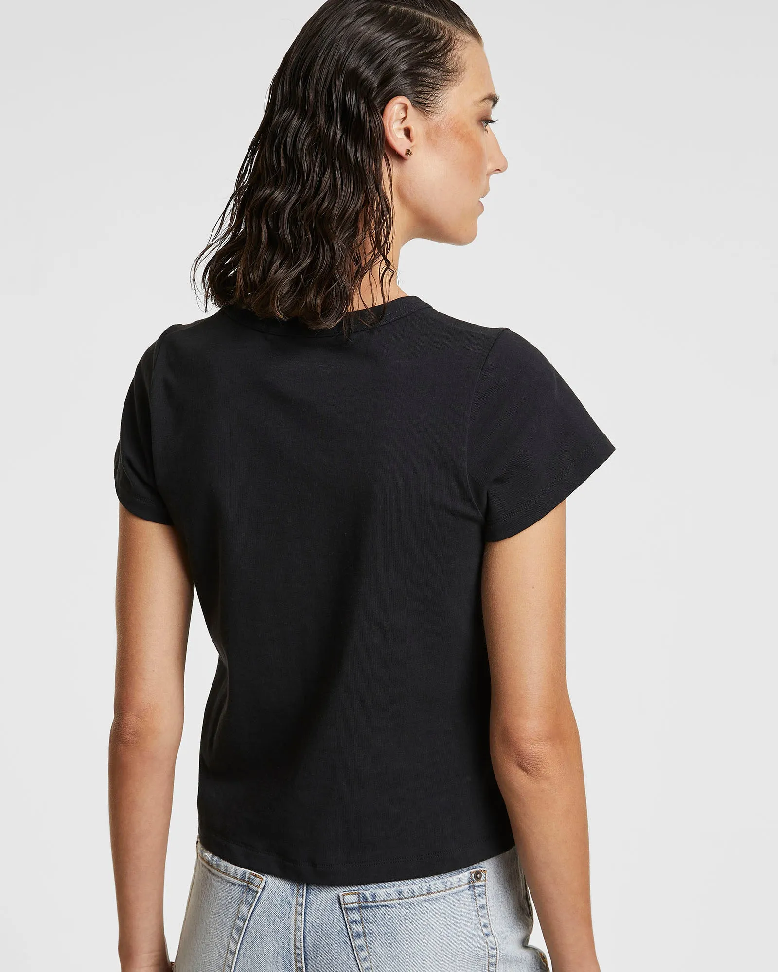 NIGHTTIME MINI SS TEE JET BLACK sold by Ksubi product image thumbnail 2