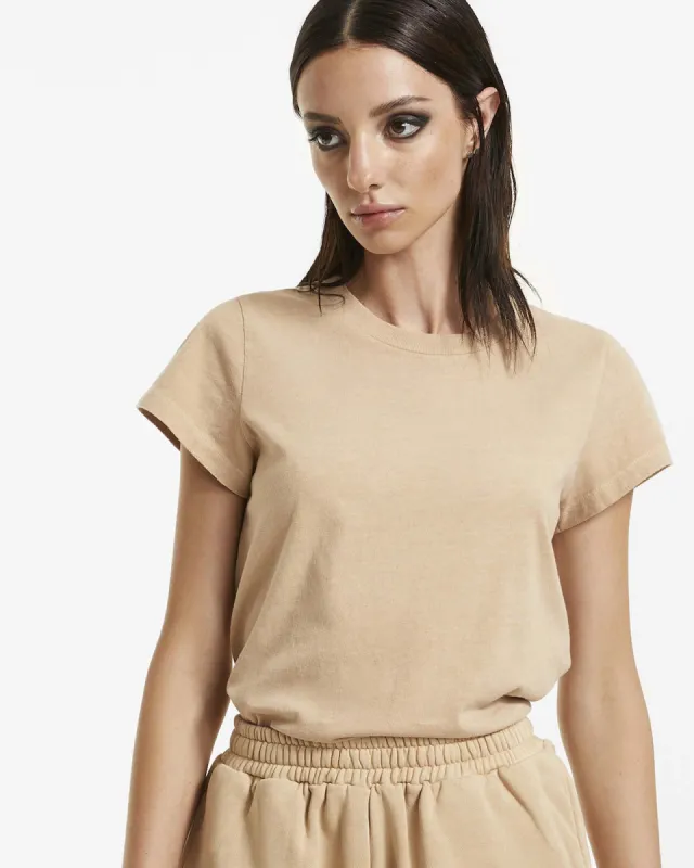 3 X 4 MINI SS TEE LATTE sold by Ksubi