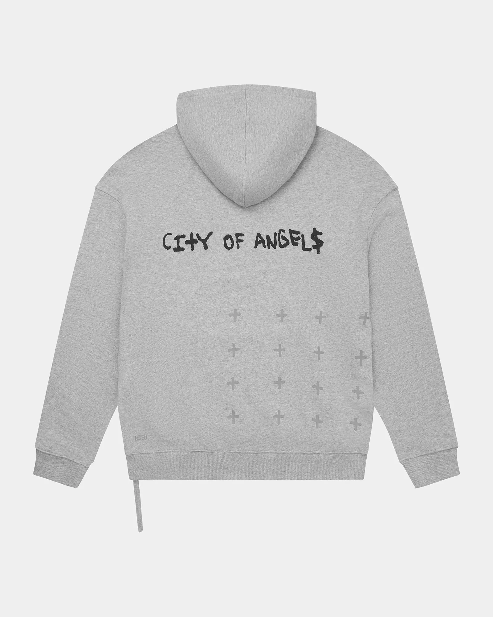 LA 4X4 BIGGIE HOODIE GREY MARLE sold by Ksubi product image thumbnail 5