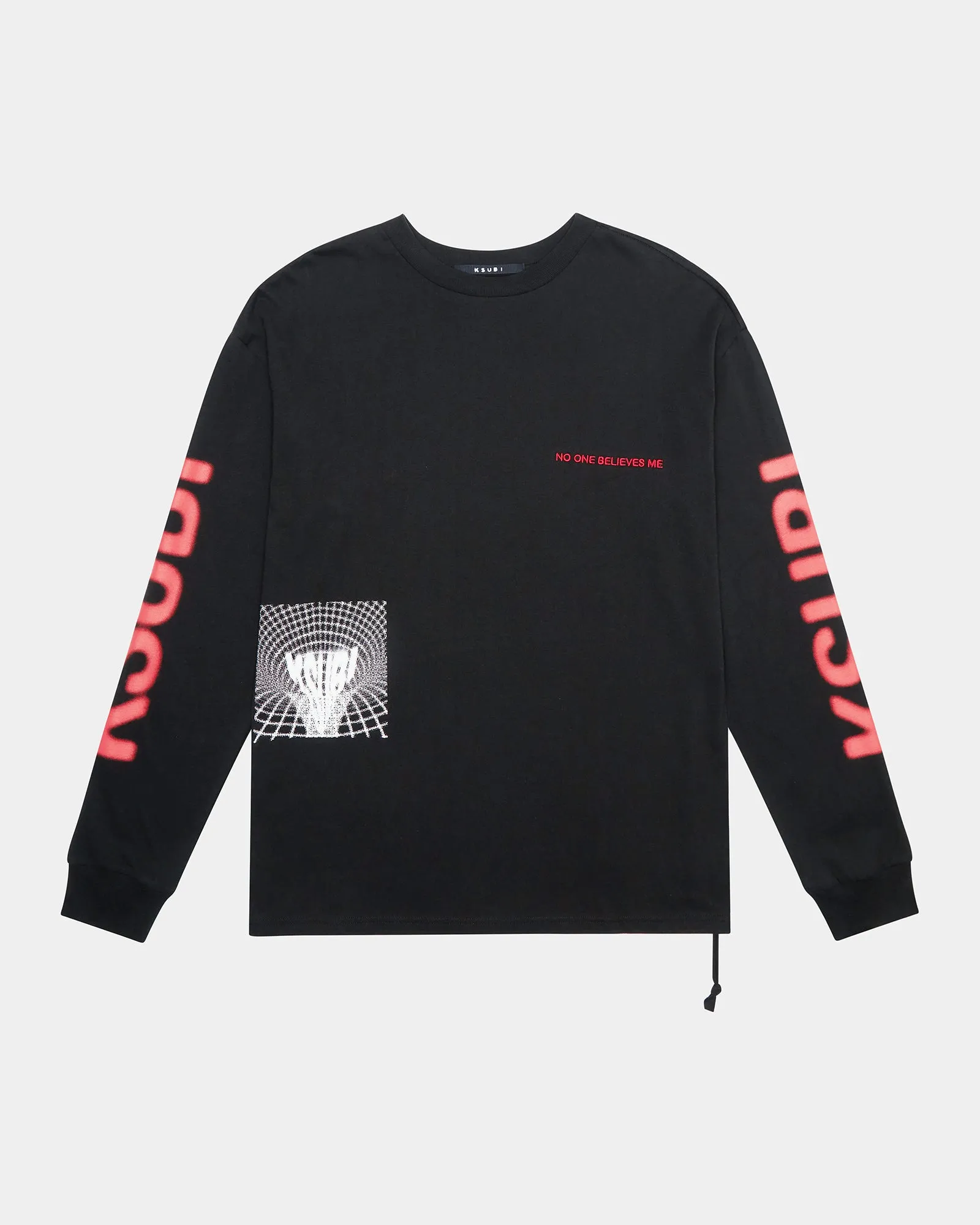 CONSPIRACY BIGGIE LS TEE JET BLACK sold by Ksubi product image thumbnail 4