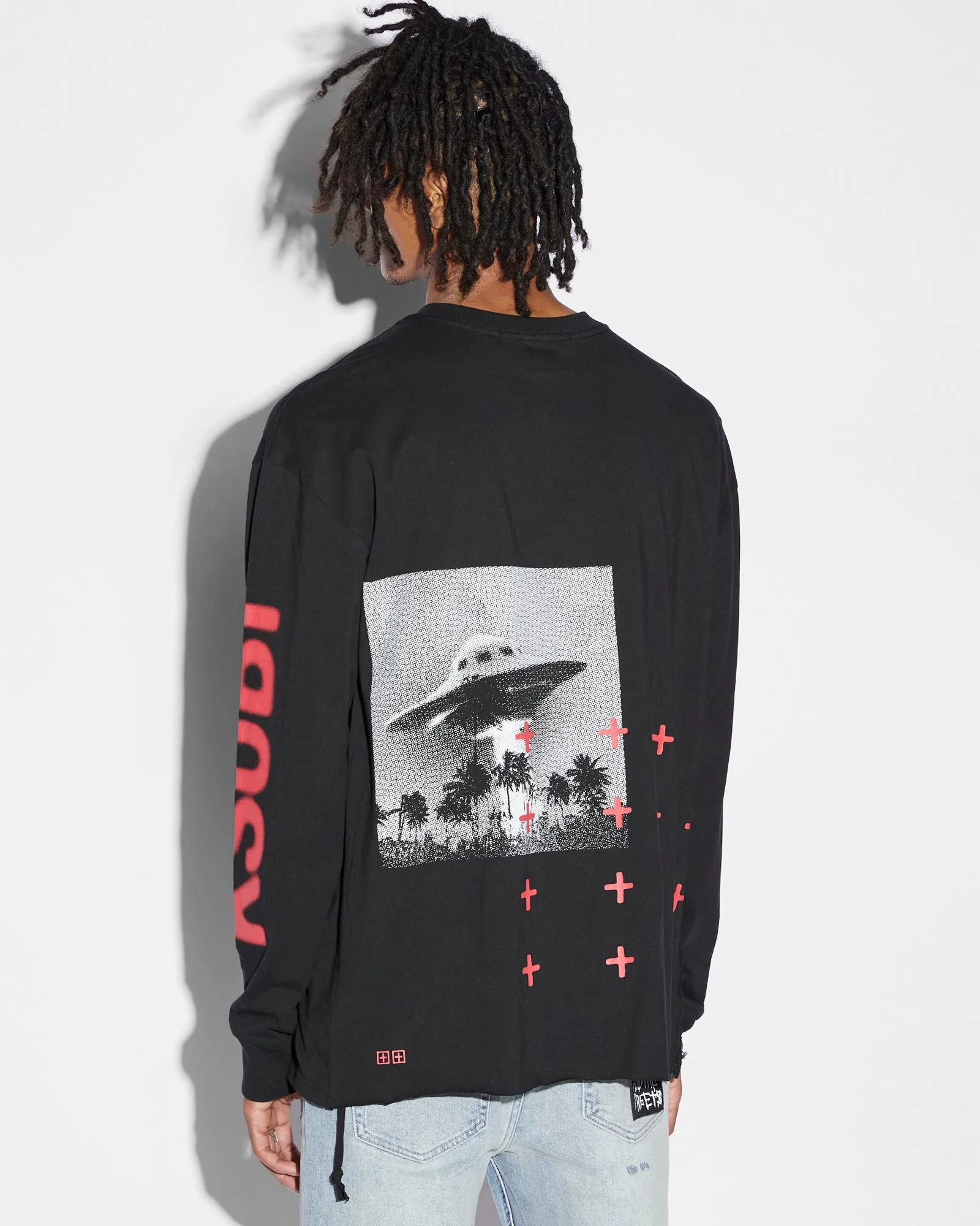 CONSPIRACY BIGGIE LS TEE JET BLACK sold by Ksubi product image thumbnail 2