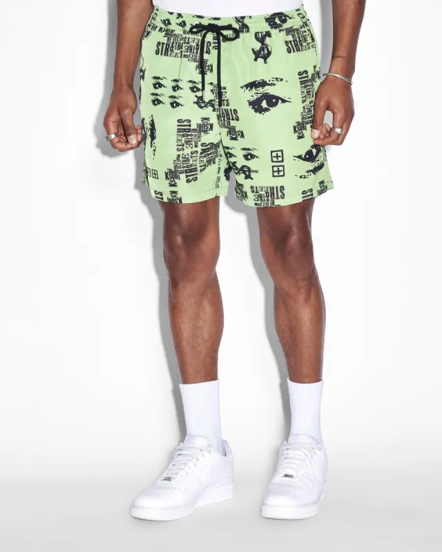 GRAFF BOARDSHORT GREEN sold by Ksubi