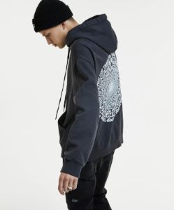 SUBCULTURE HOODIE WASHED BLACK sold by Ksubi