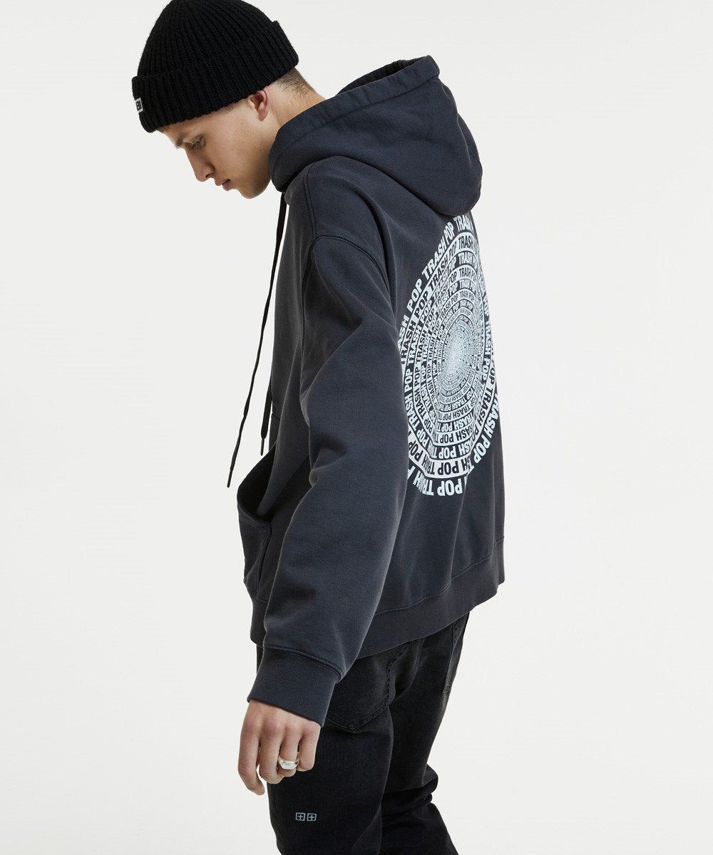 SUBCULTURE HOODIE WASHED BLACK sold by Ksubi product image thumbnail 4