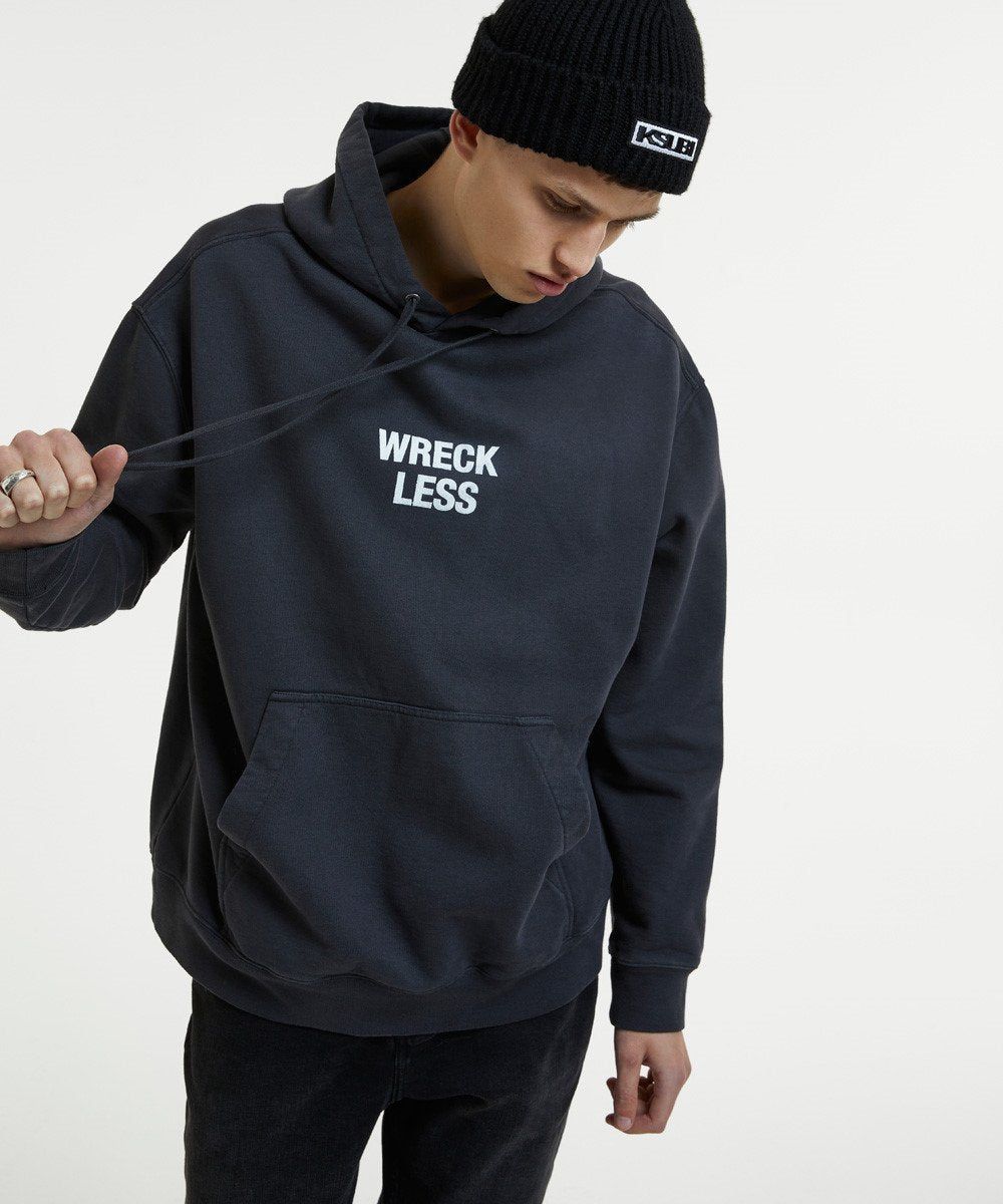 SUBCULTURE HOODIE WASHED BLACK sold by Ksubi