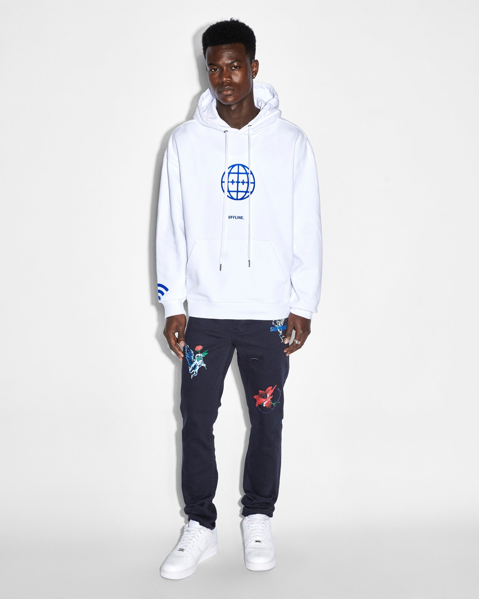 OFFLINE BIGGIE HOODIE TRU WHITE sold by Ksubi product image thumbnail 3