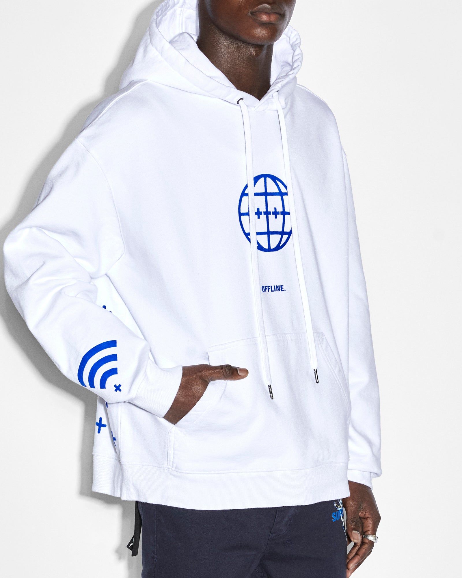 OFFLINE BIGGIE HOODIE TRU WHITE sold by Ksubi product image thumbnail 5