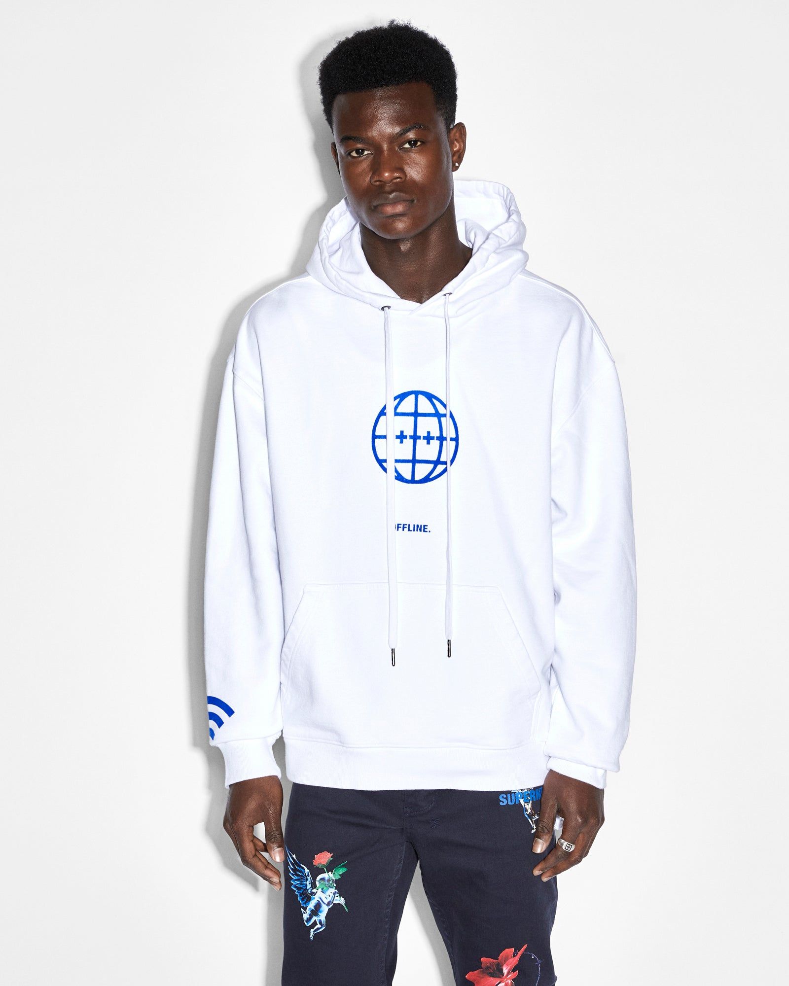 OFFLINE BIGGIE HOODIE TRU WHITE sold by Ksubi
