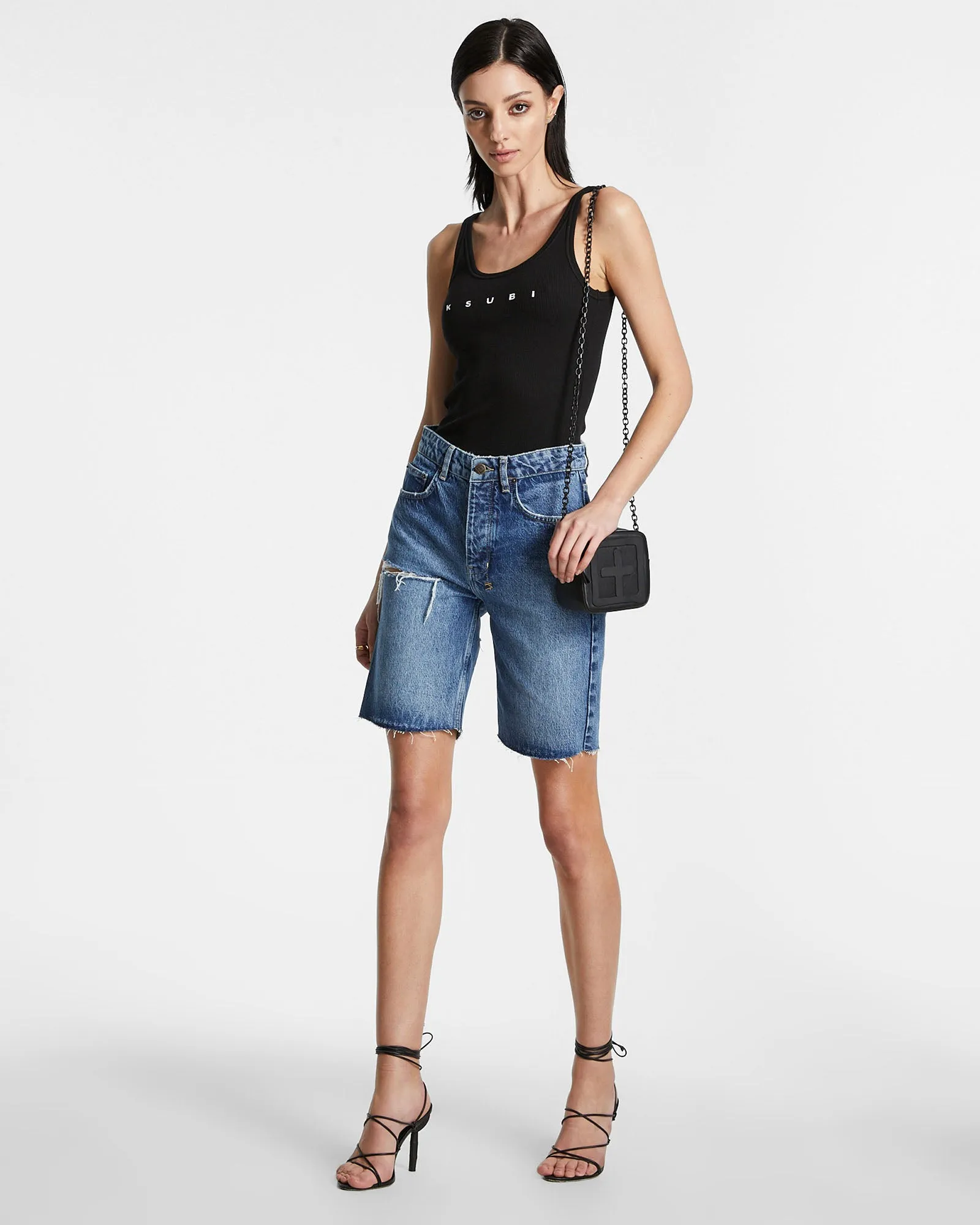 BROOKLYN SHORT STELLA SLASHED sold by Ksubi product image thumbnail 2