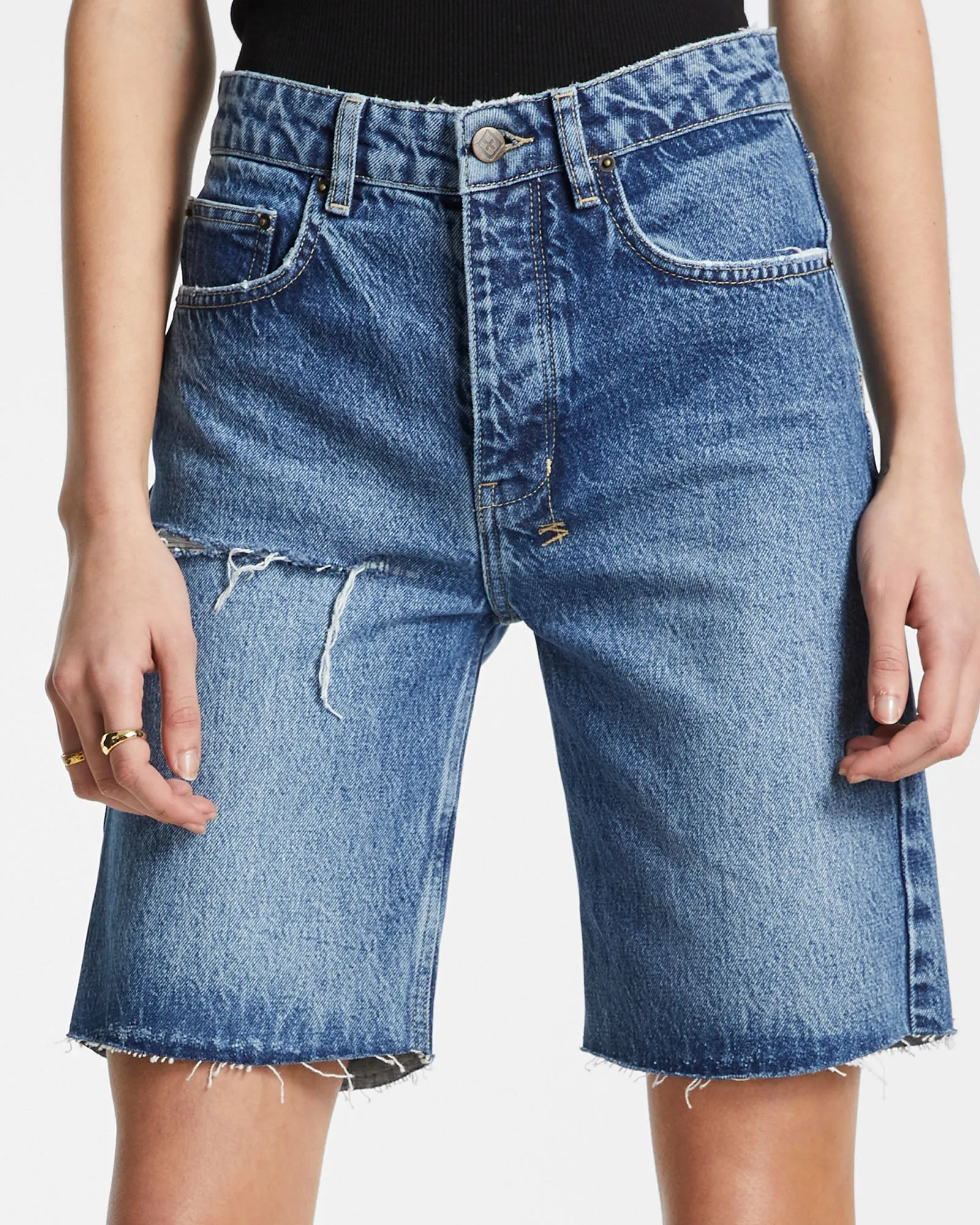 BROOKLYN SHORT STELLA SLASHED sold by Ksubi product image thumbnail 3