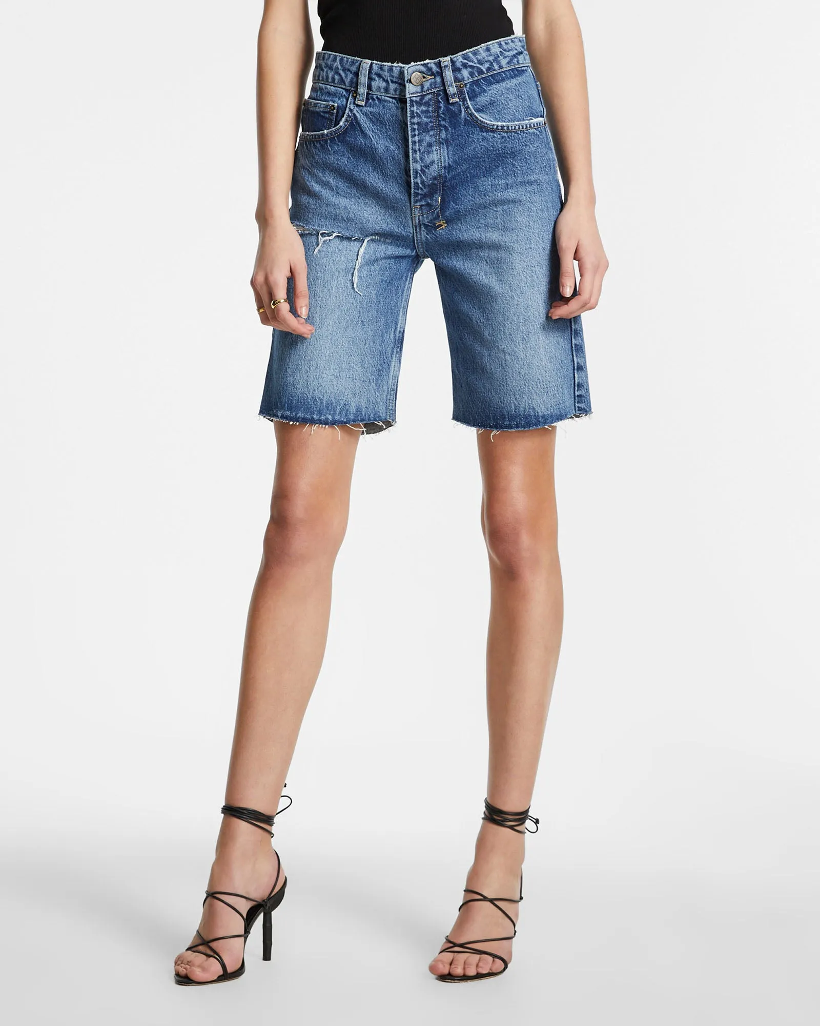 BROOKLYN SHORT STELLA SLASHED sold by Ksubi