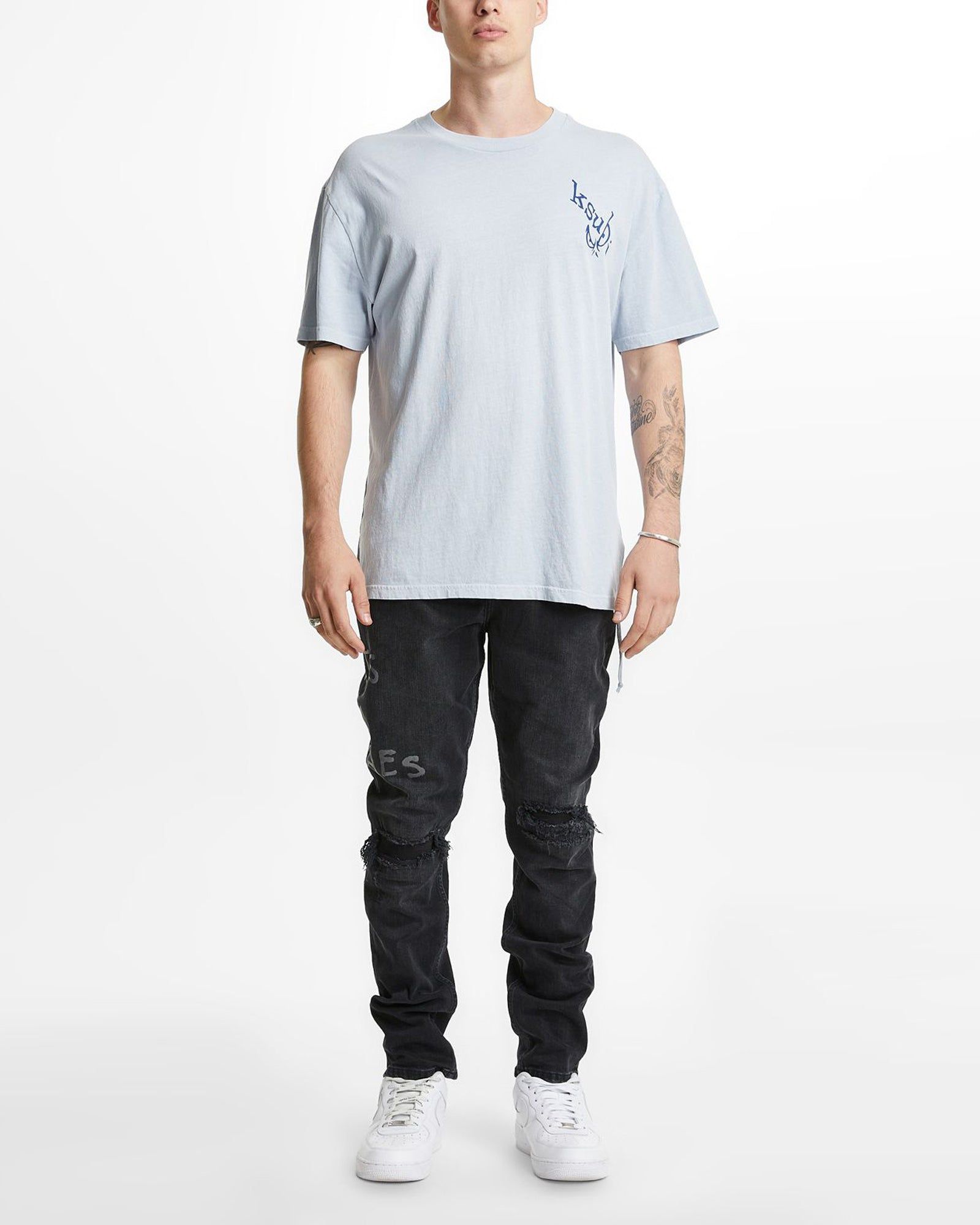 KSUBEYE BIGGIE SS TEE SKY sold by Ksubi product image thumbnail 3