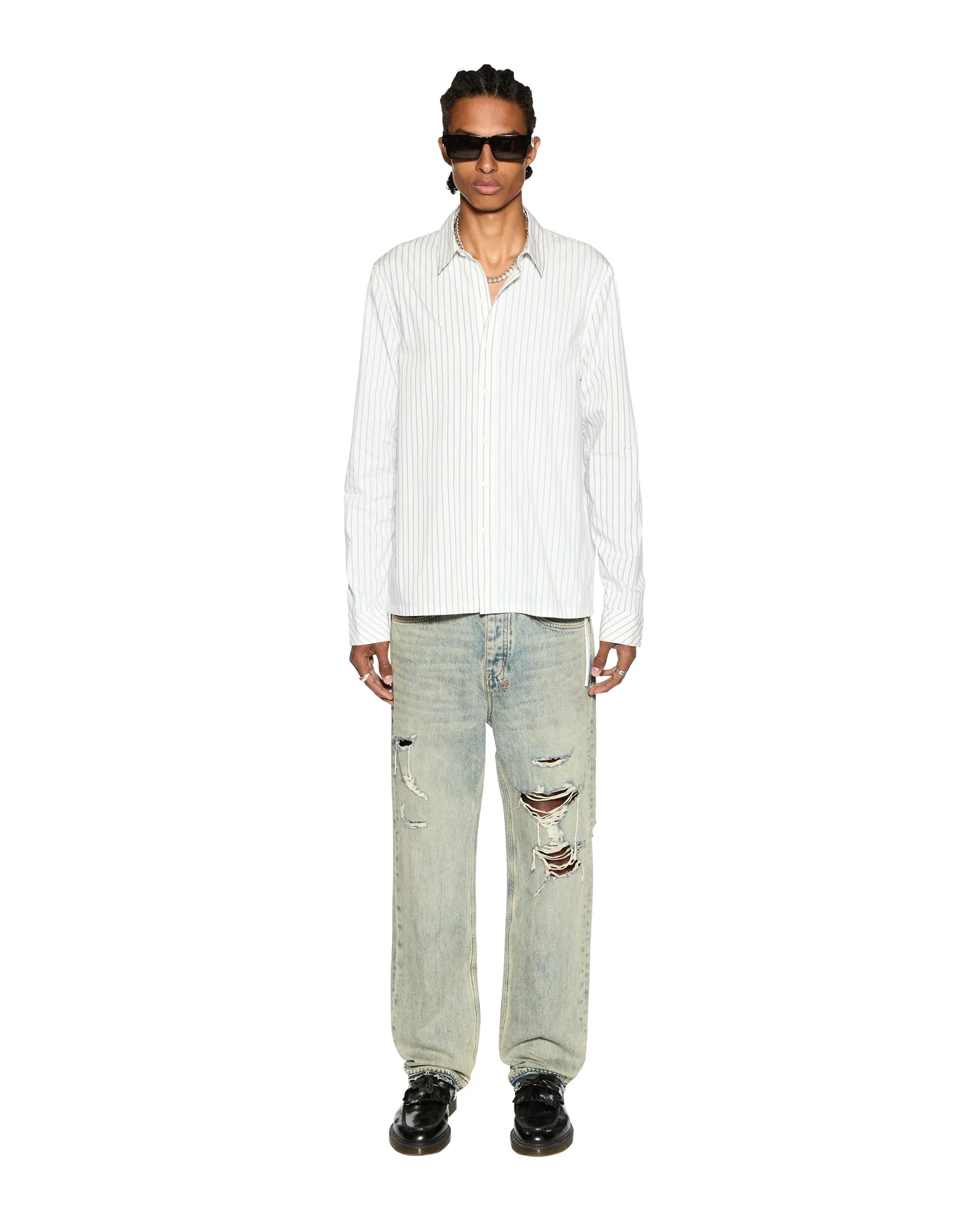 SKRIPT LS SHIRT 2 STRIPE sold by Ksubi product image thumbnail 4