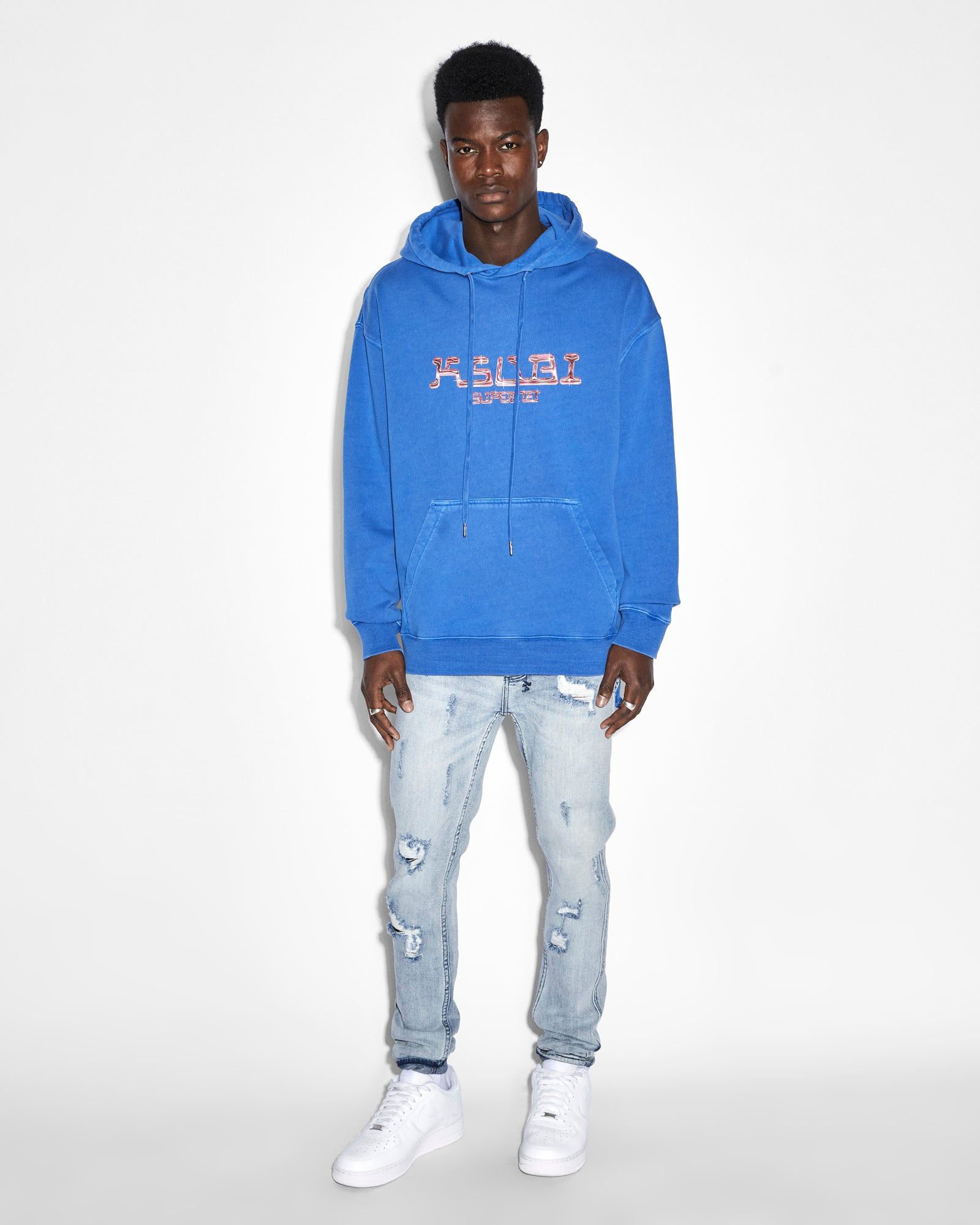 KSUBI SUPERNET BIGGIE HOODIE COBALT sold by Ksubi product image thumbnail 2