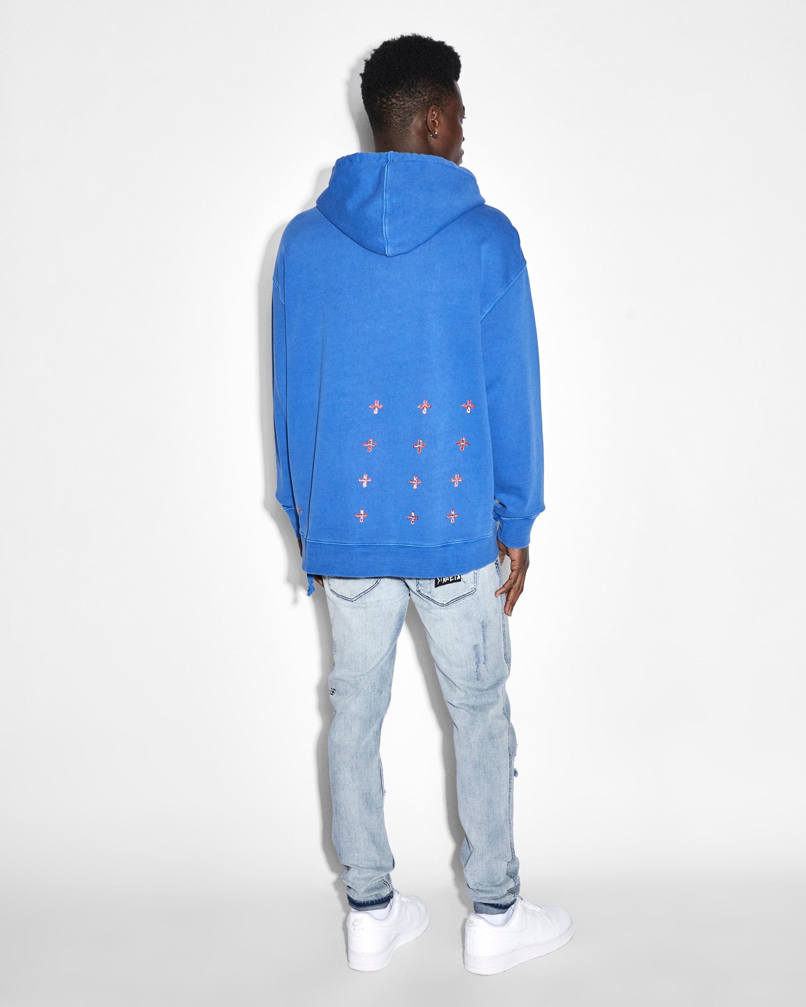 KSUBI SUPERNET BIGGIE HOODIE COBALT sold by Ksubi product image thumbnail 4