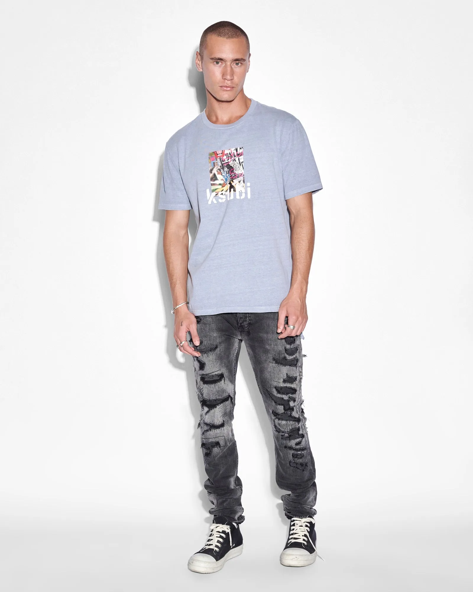 KULTURE KASH SS TEE STORM sold by Ksubi product image thumbnail 3