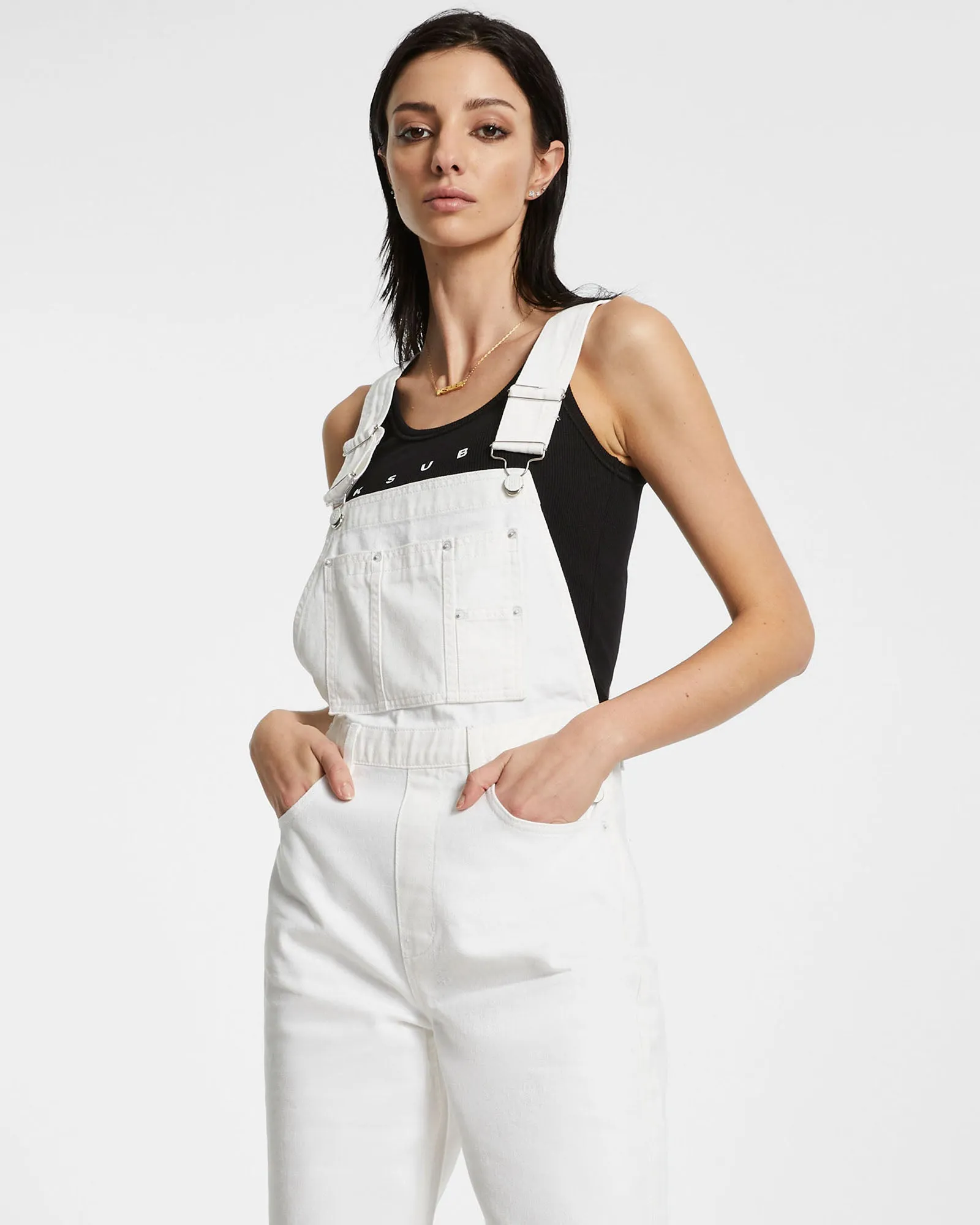 CLOSE CALL OVERALL BLANC sold by Ksubi product image thumbnail 5