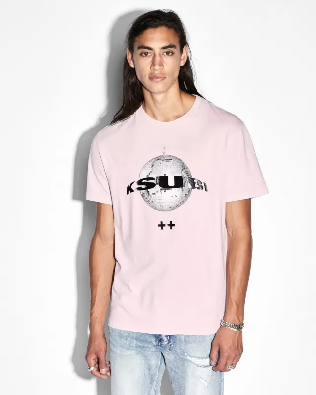 DISCO KASH SS TEE DUSTI PINK sold by Ksubi
