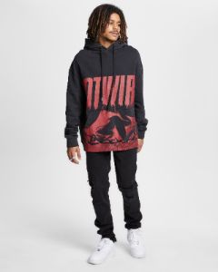 HOTWIRE BIGGIE HOODIE JET BLAC sold by Ksubi