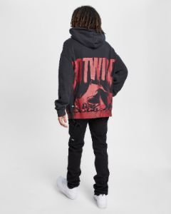 HOTWIRE BIGGIE HOODIE JET BLAC sold by Ksubi