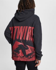 HOTWIRE BIGGIE HOODIE JET BLAC sold by Ksubi