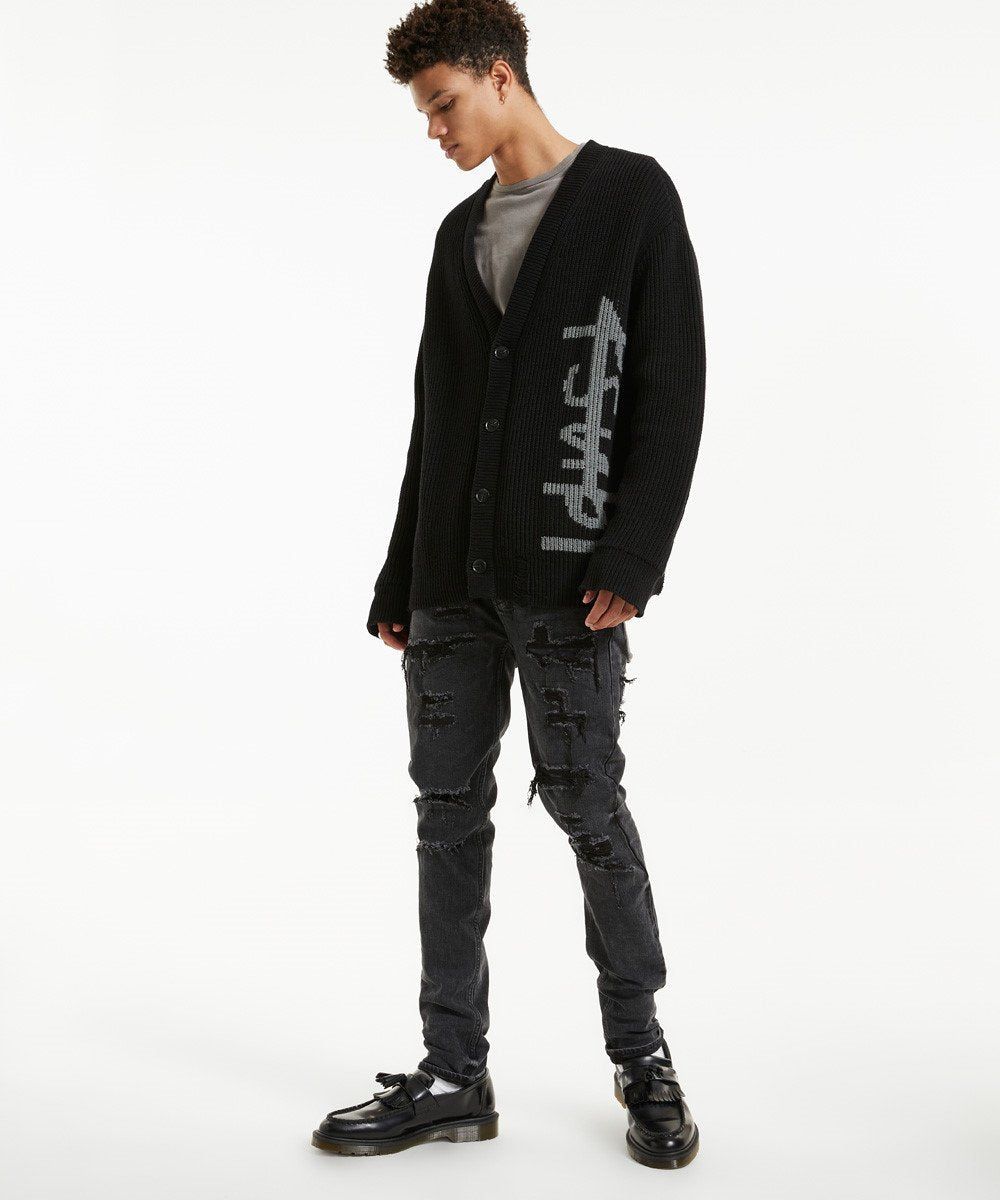 KNETIC CARDIGAN BLACK sold by Ksubi product image thumbnail 2