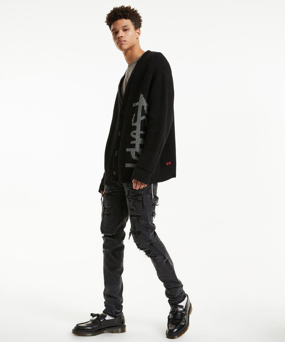 KNETIC CARDIGAN BLACK sold by Ksubi product image thumbnail 6